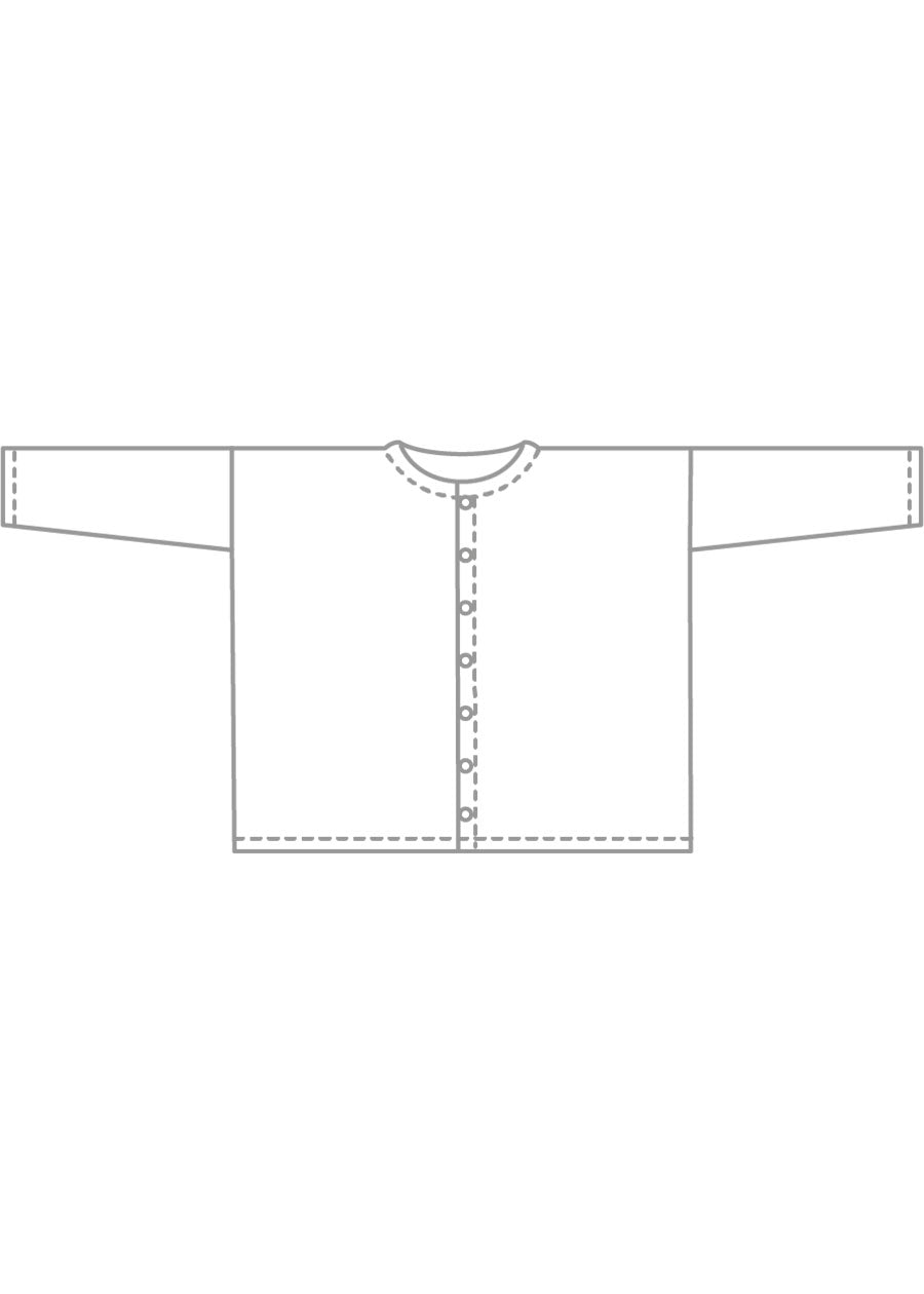 cashmere slim sleeve cardigan - mid plus
