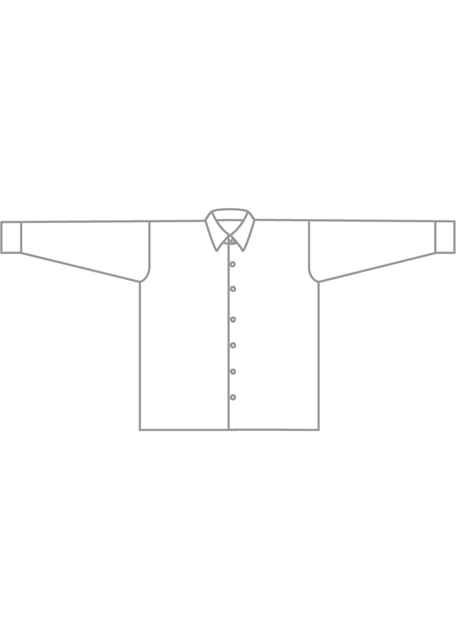 cotton poplin slim shirt with collar - regular