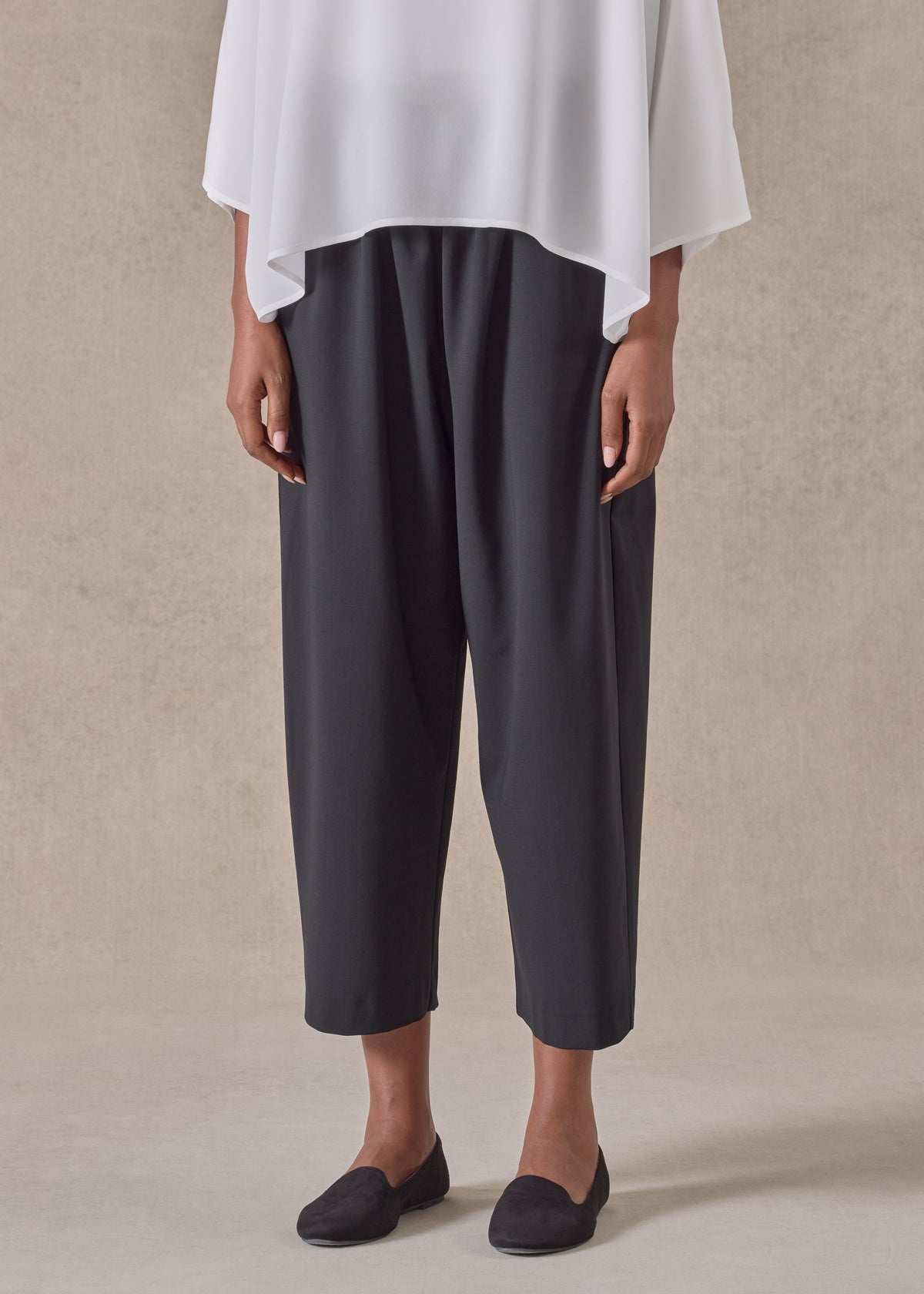 wool stretch japanese trouser