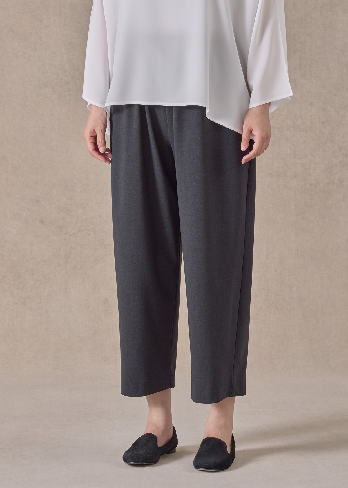 wool stretch japanese trouser