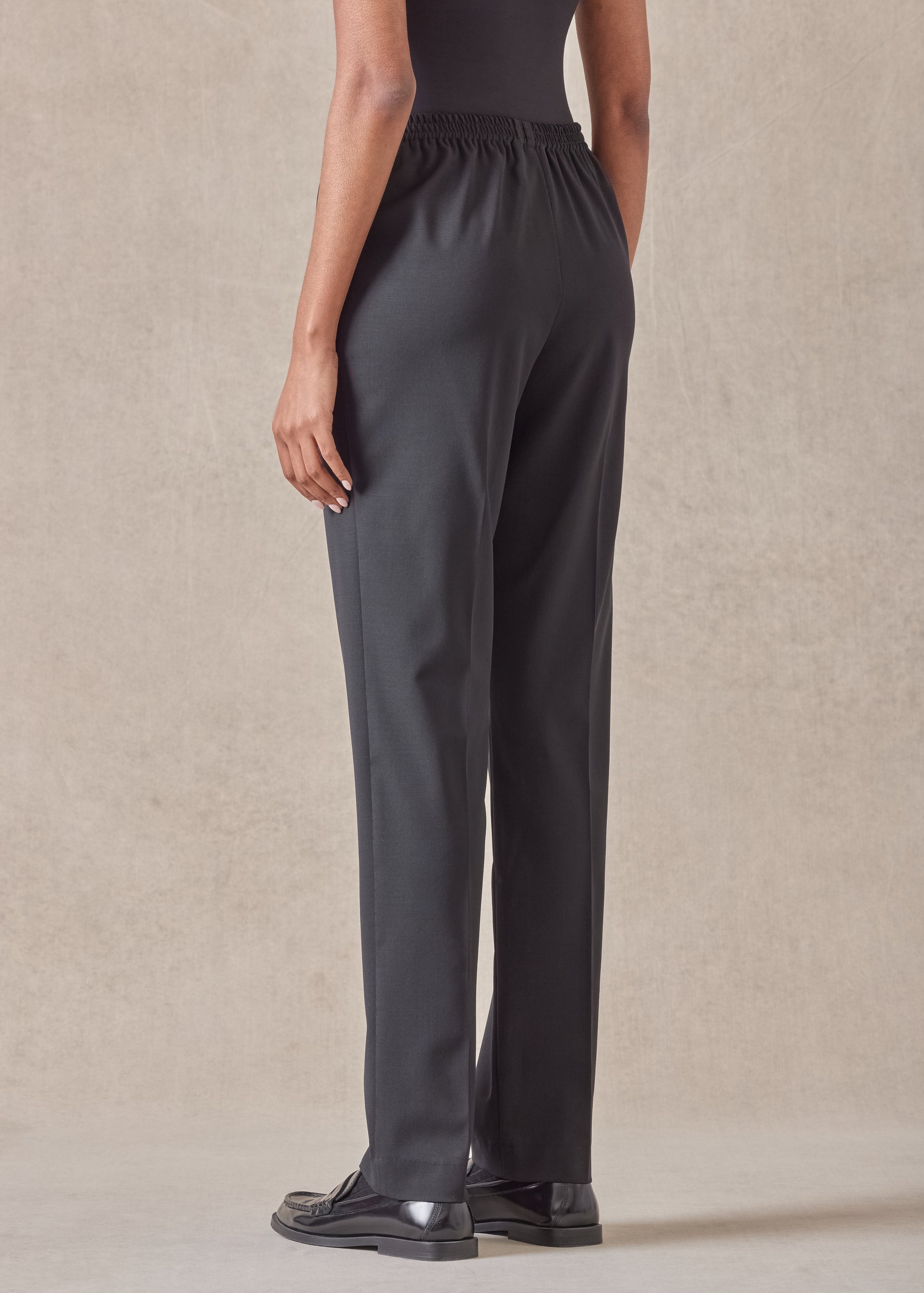 wool narrow trouser