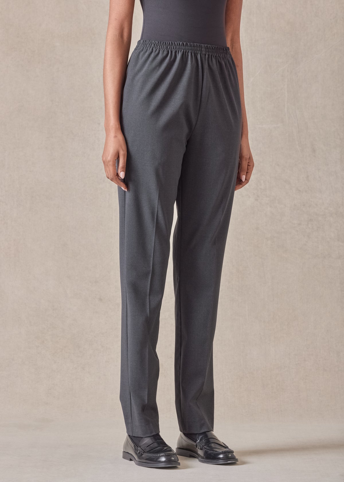 wool stretch narrow trouser