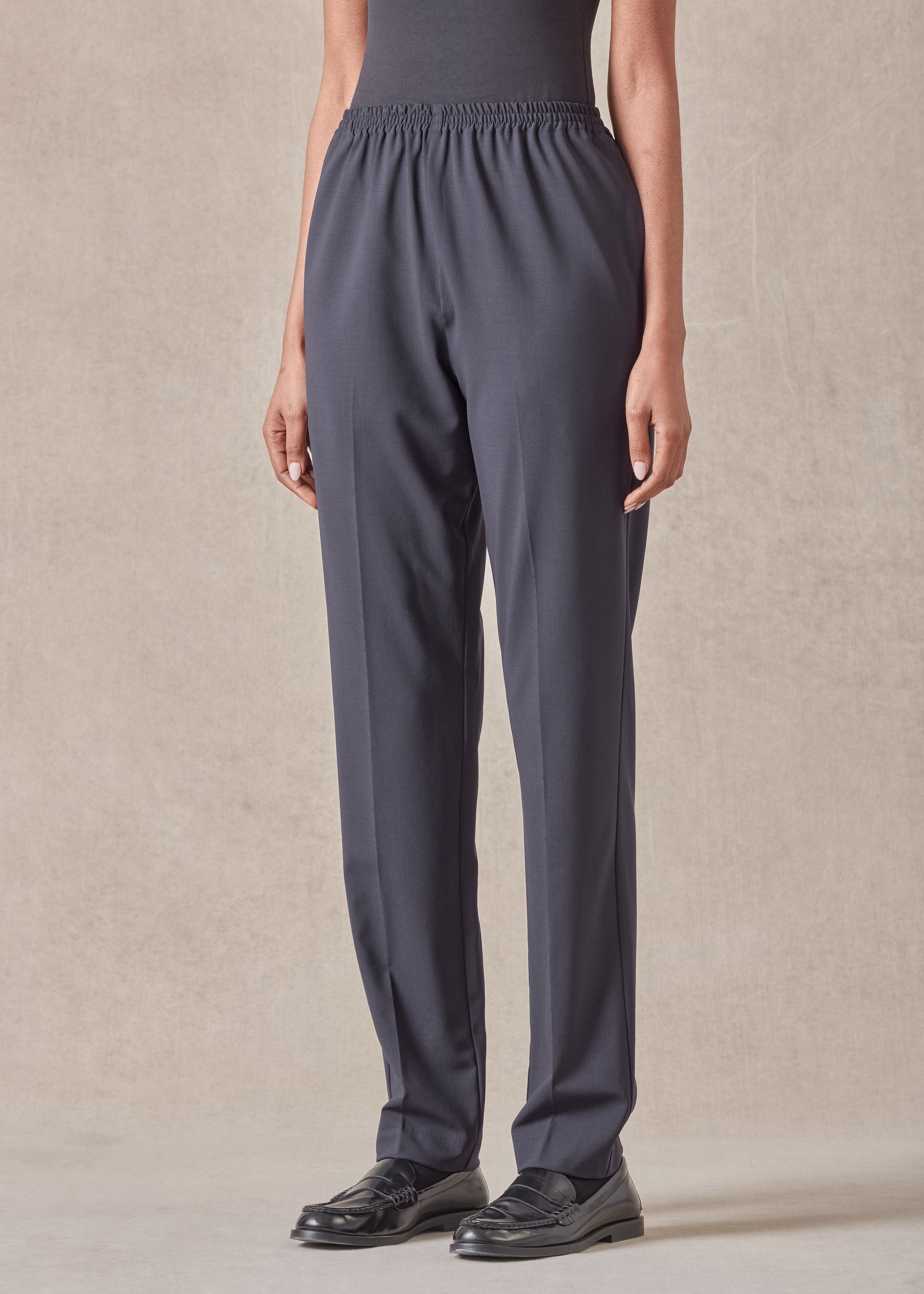 wool stretch narrow trouser