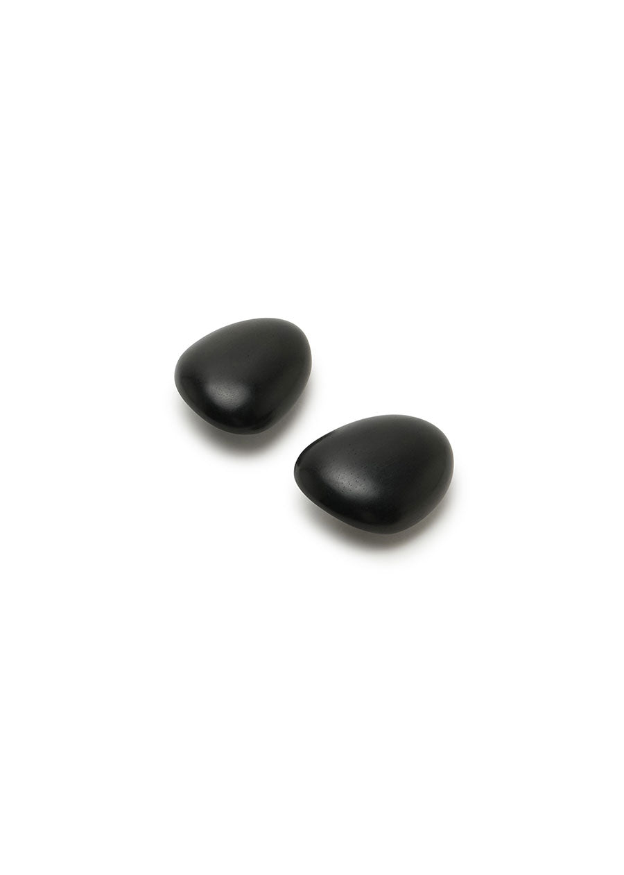 smooth oval earing