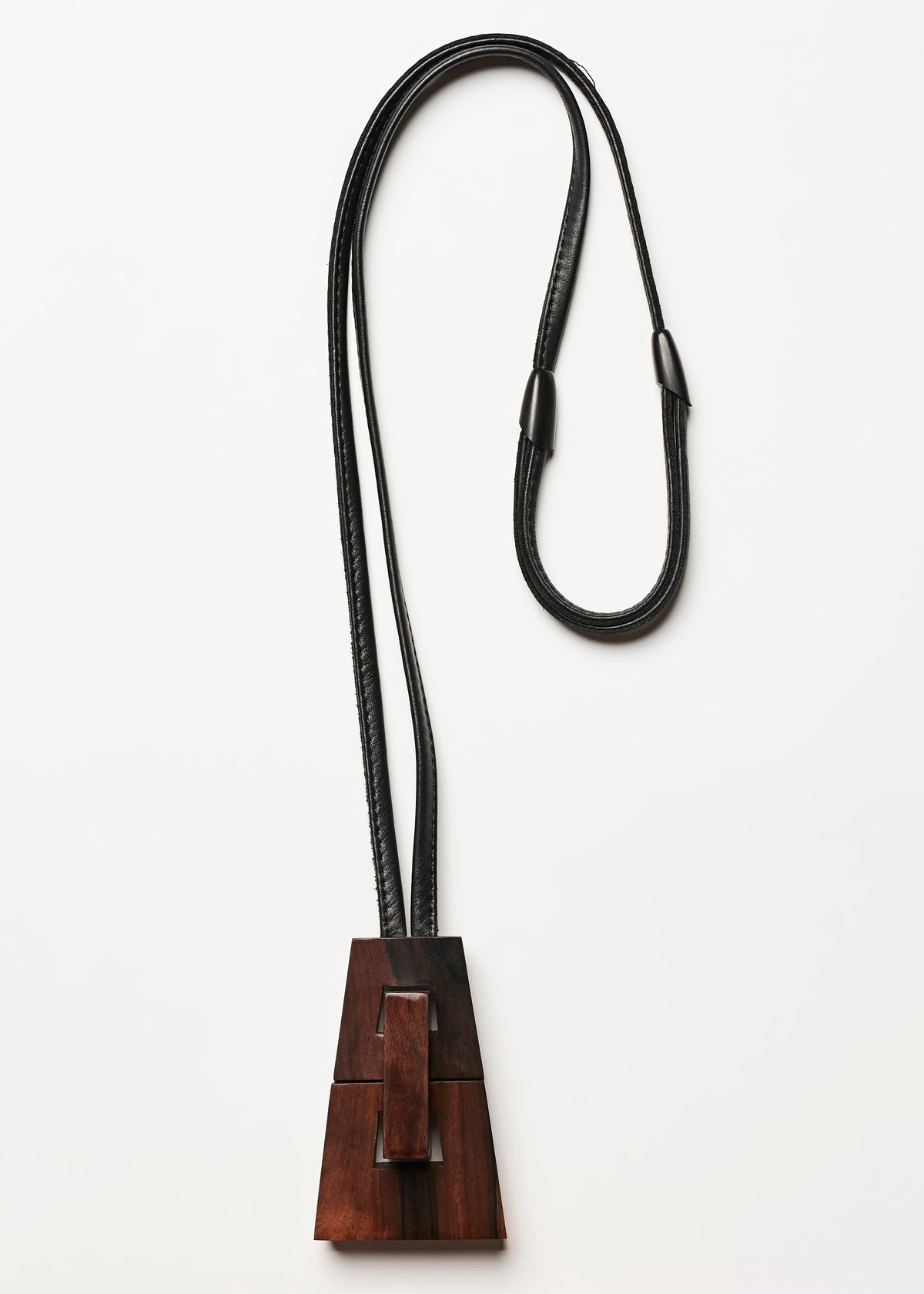 linked 2 part trapezoid pendant