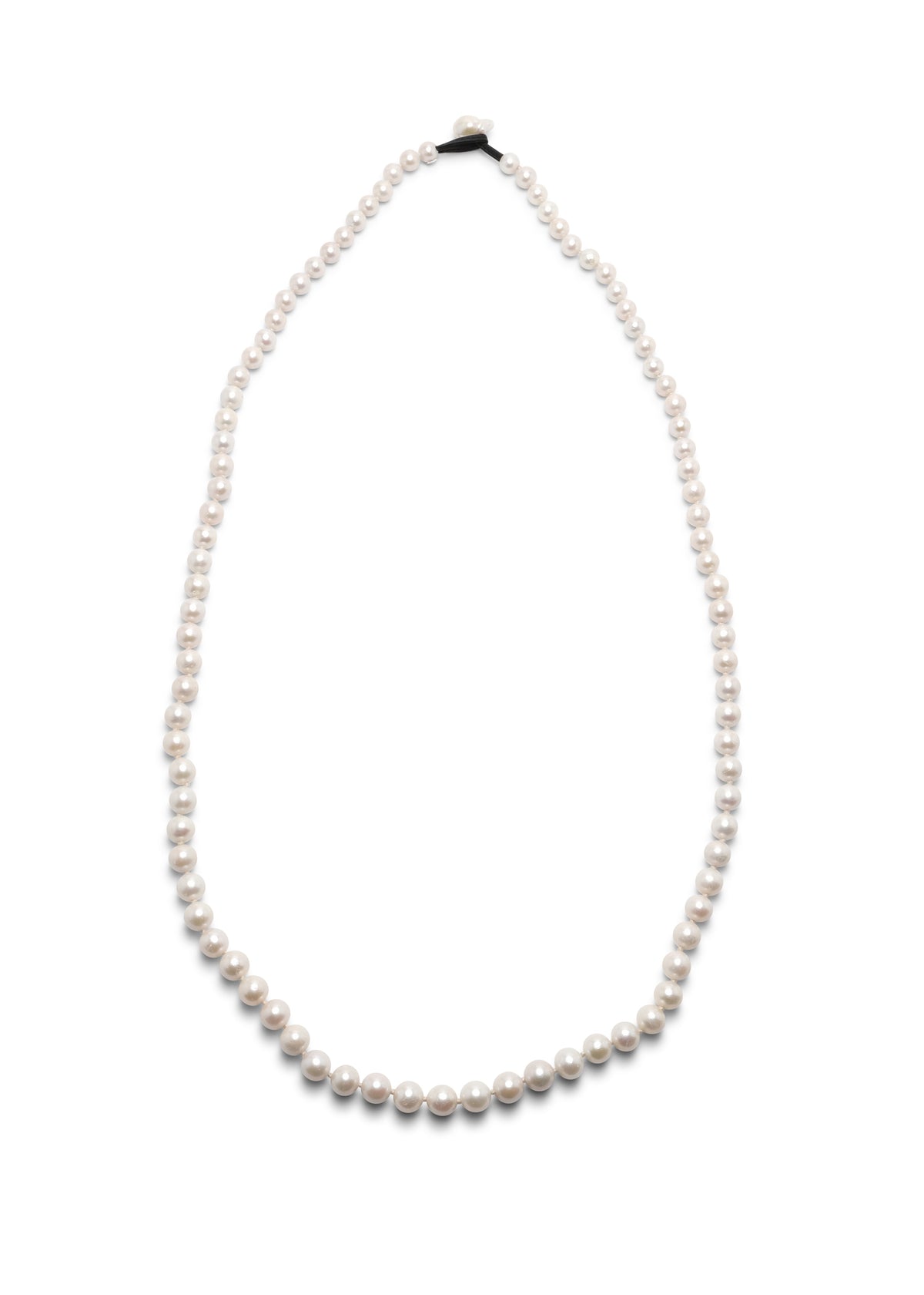 extra long single strand of freshwater pearls