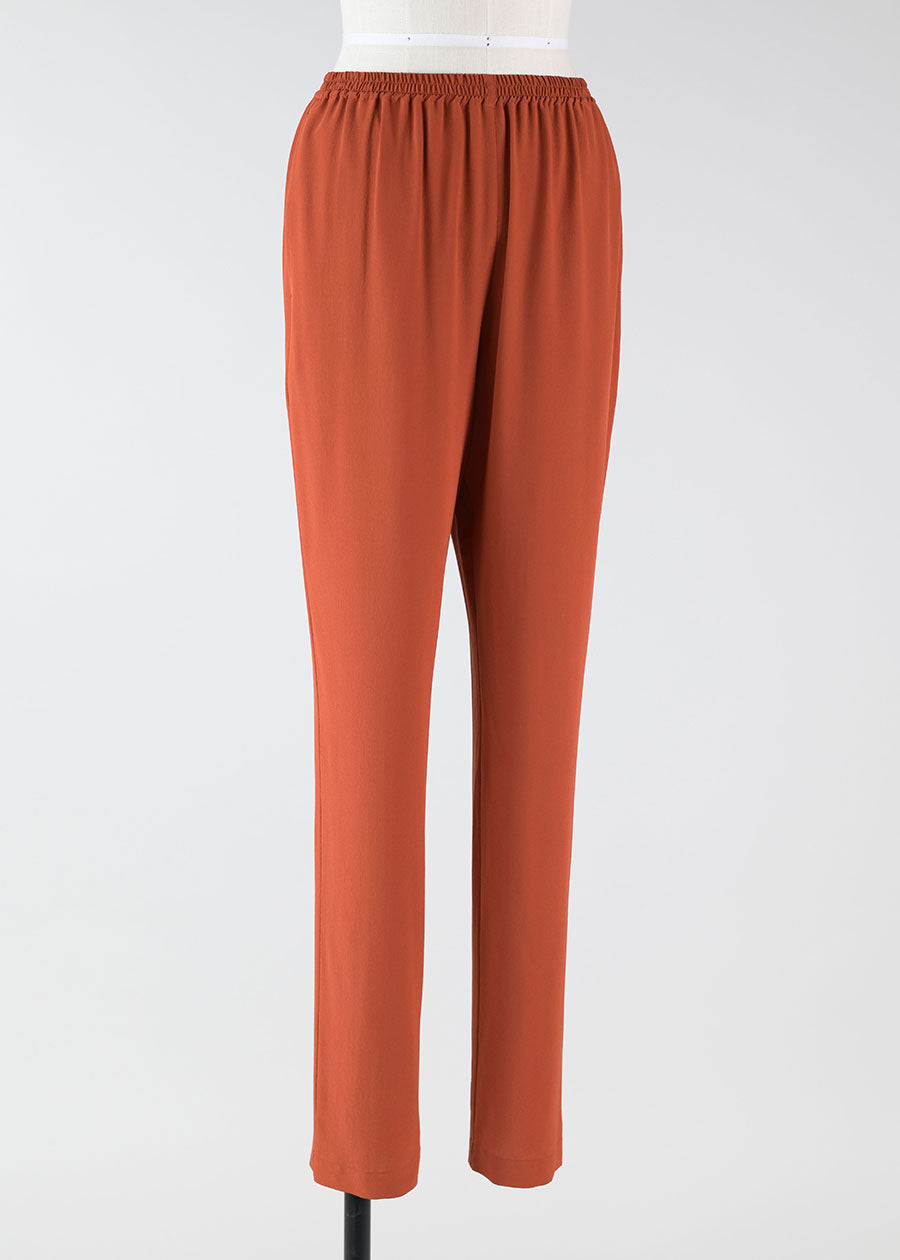 silk narrow trouser