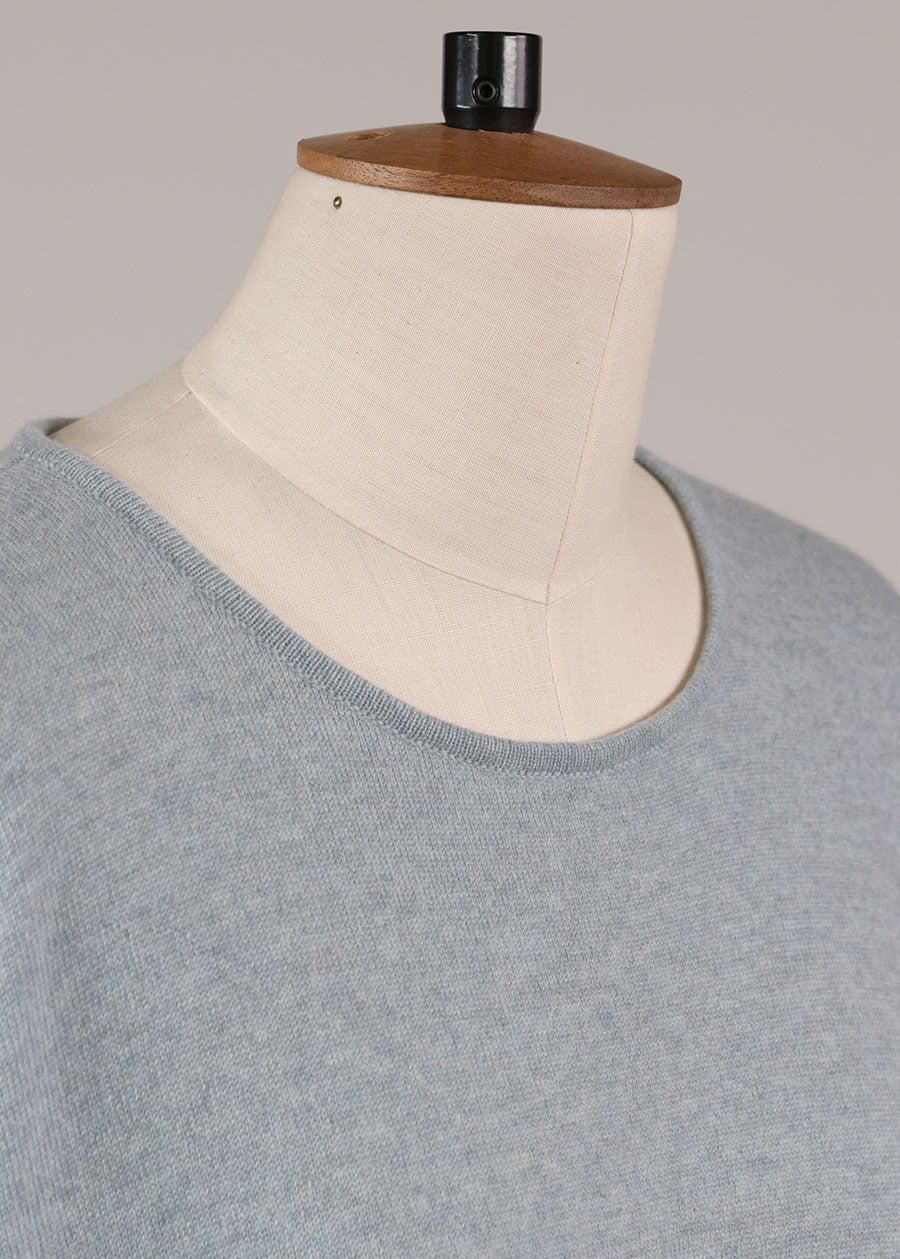 side panelled a-line bateau neck dress