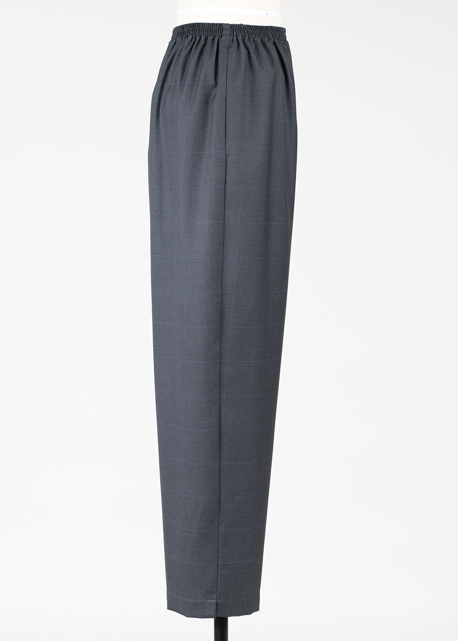 wool longer japanese trouser with ankle slits