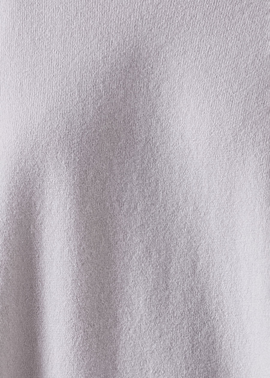 cashmere a-line bateau neck sweater - long