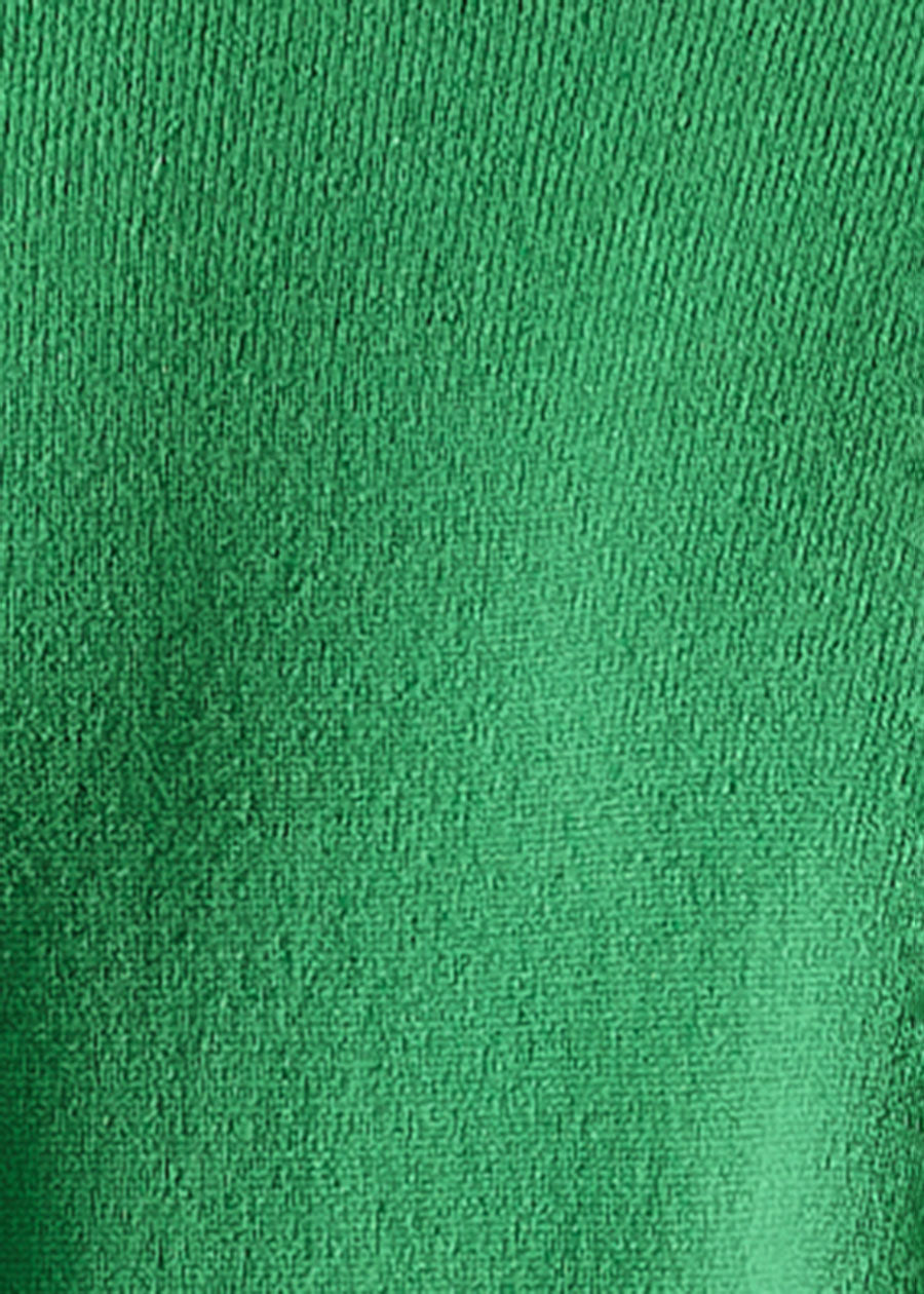cashmere a-line bateau neck sweater - long