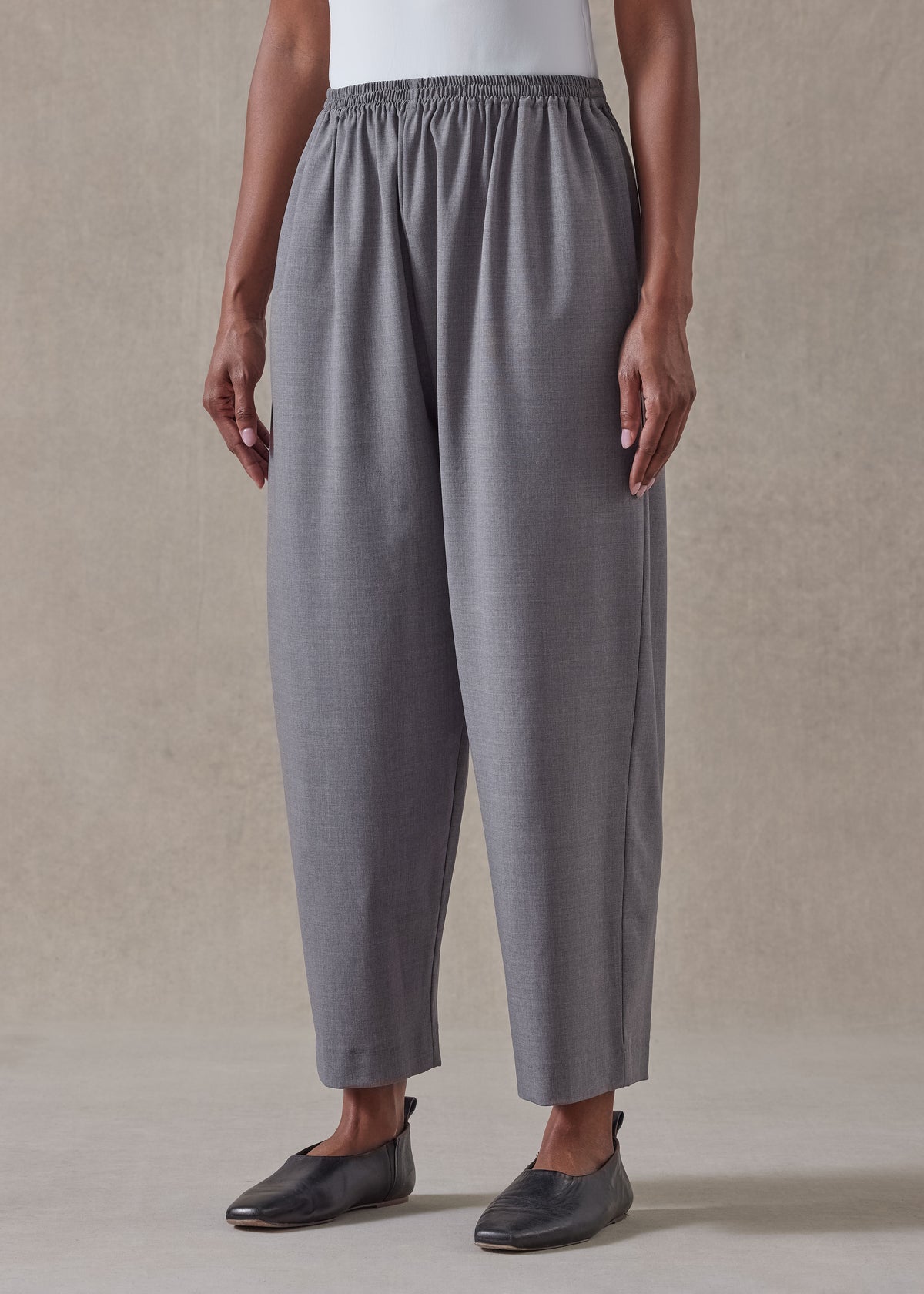 wool stretch japanese trouser