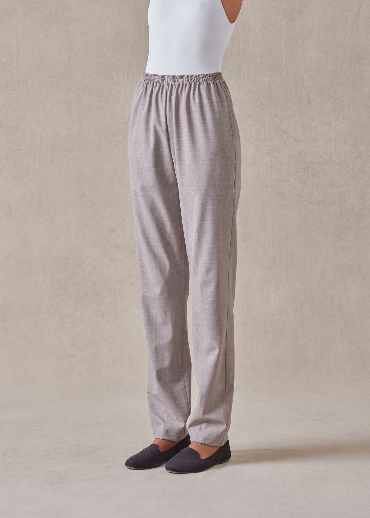 wool stretch narrow trouser