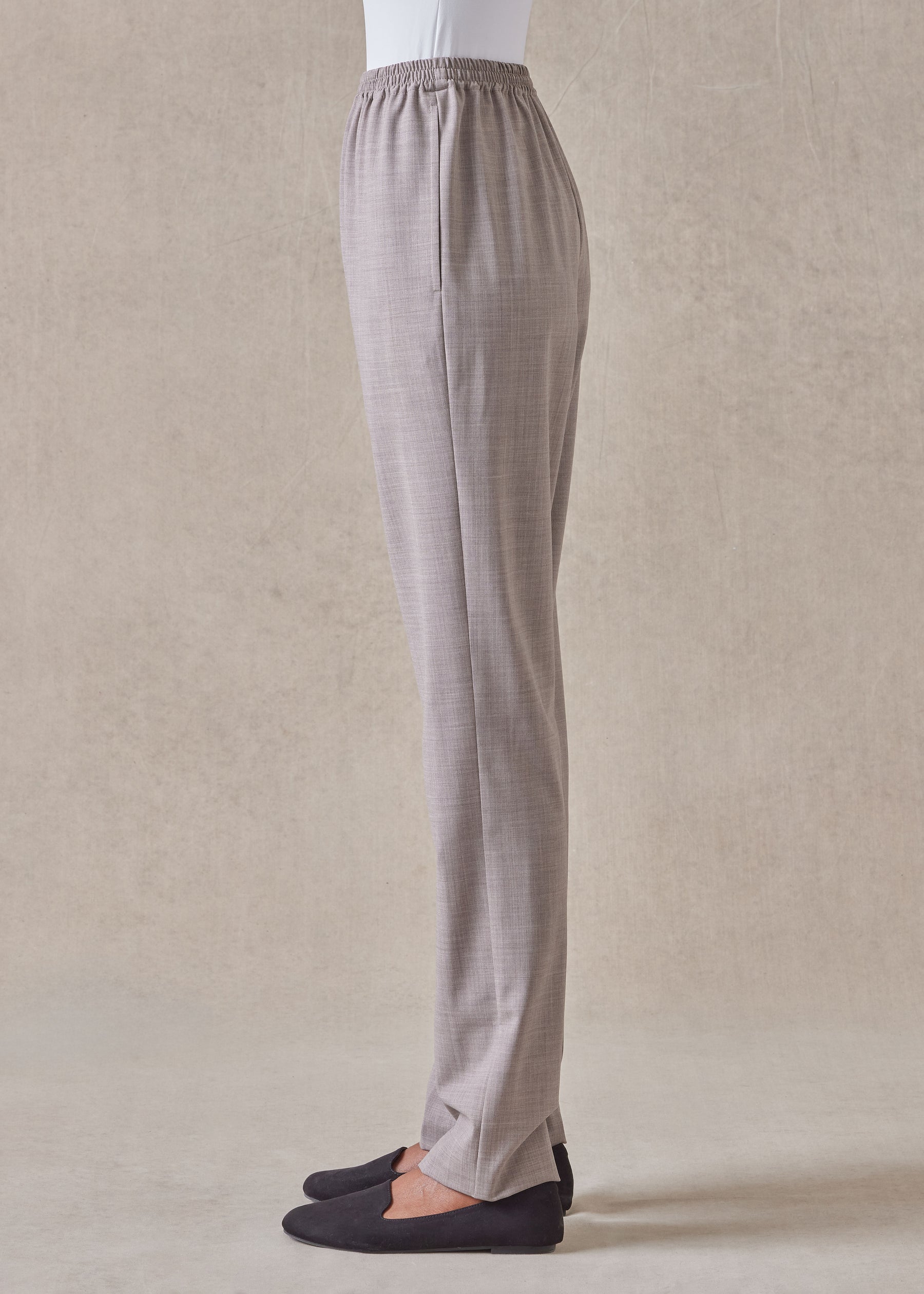 wool stretch narrow trouser
