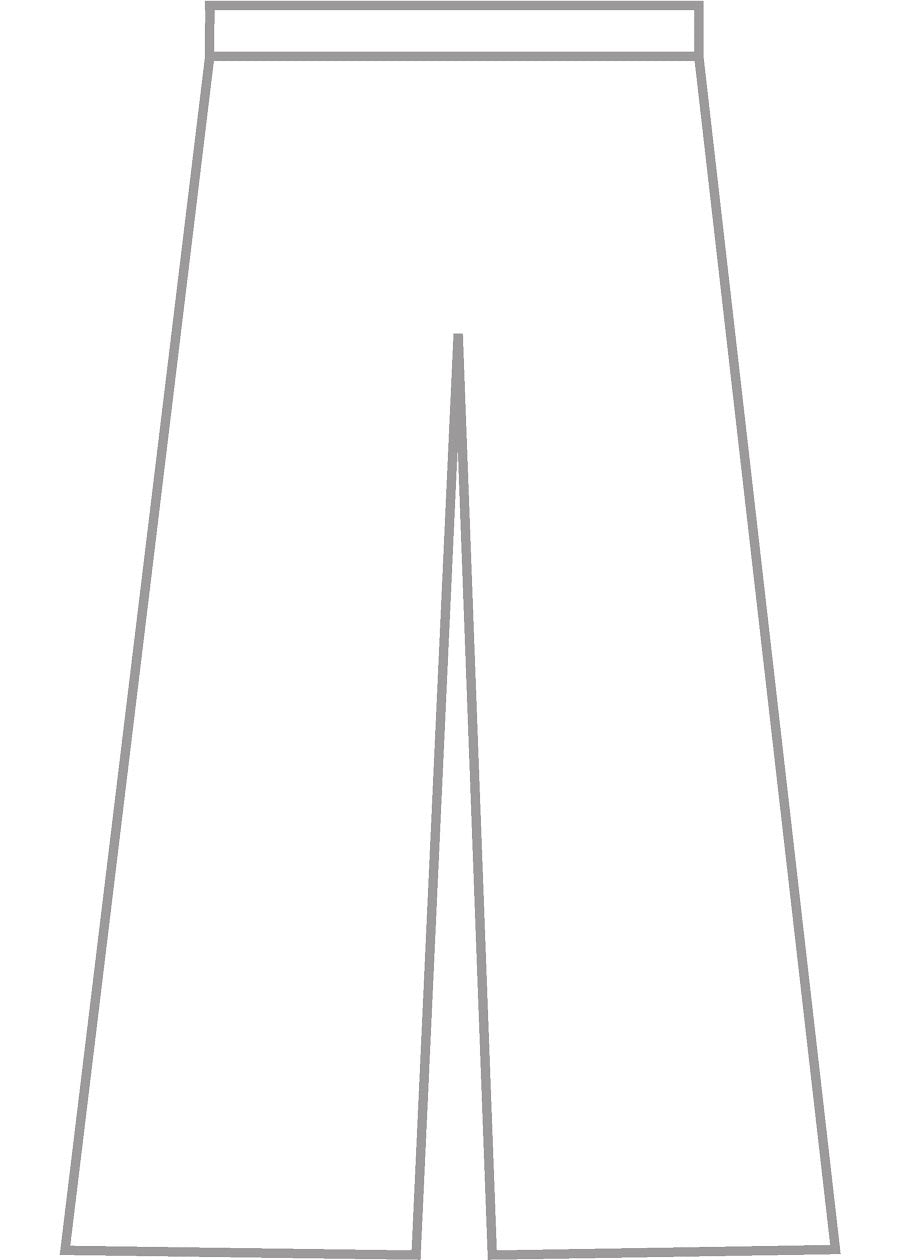 wool cashmere mix flared trouser