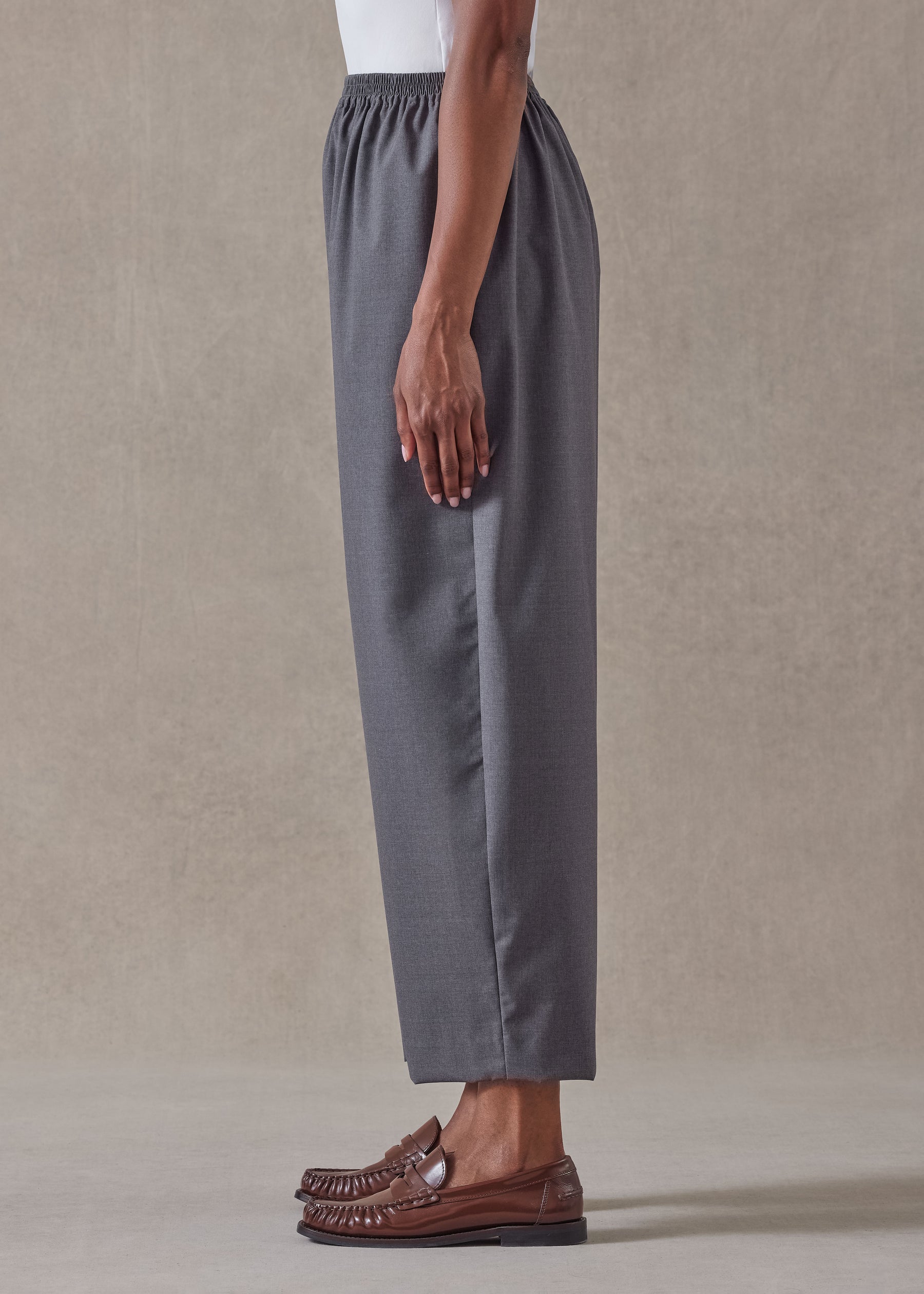 tropical wool japanese trouser