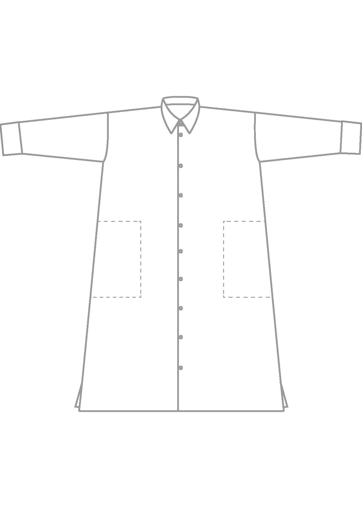 wool silk mix wide a-line shirt dress with collar