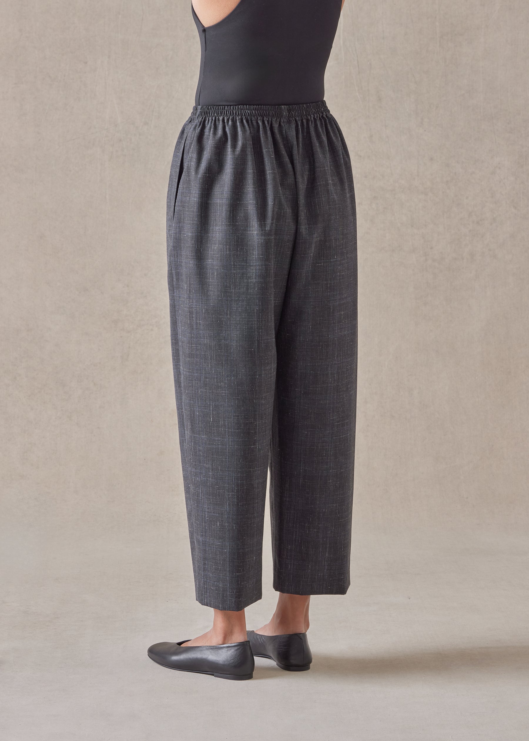 wool linen japanese trouser