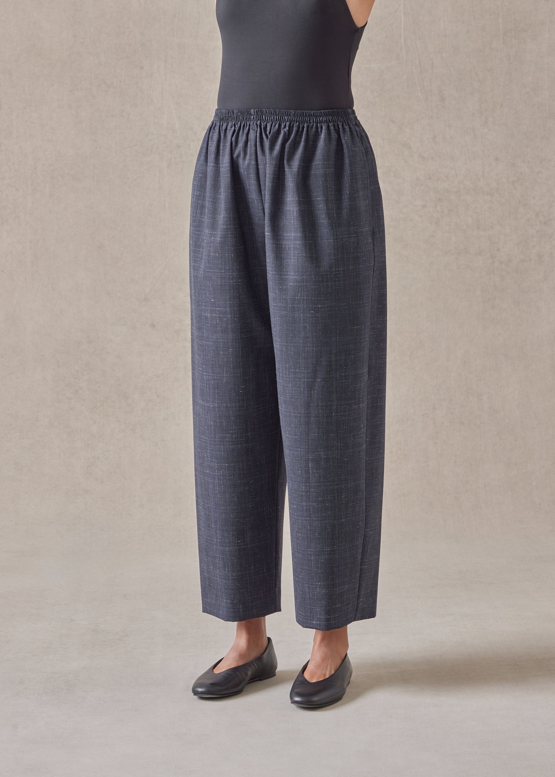 wool linen japanese trouser
