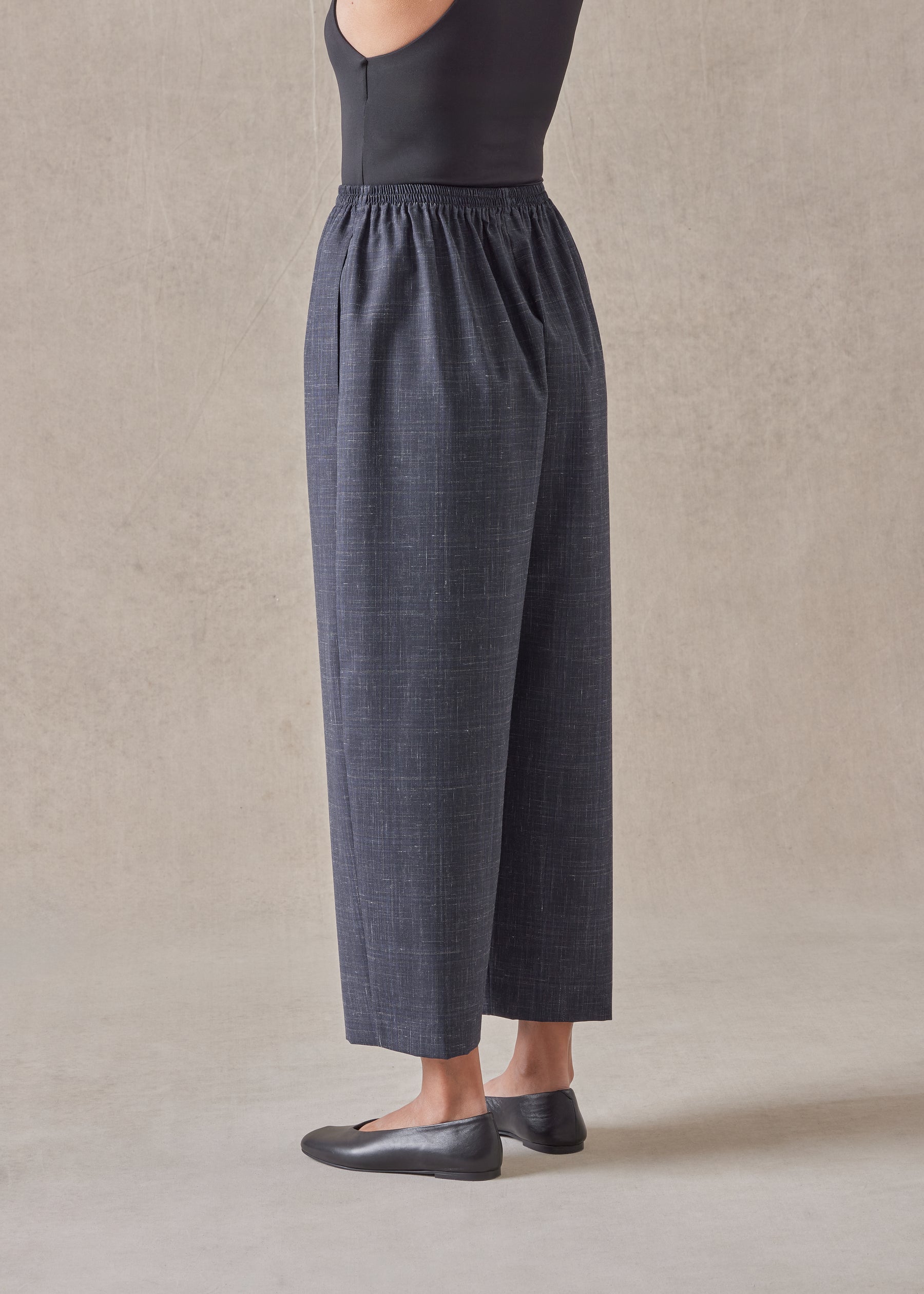 wool linen japanese trouser