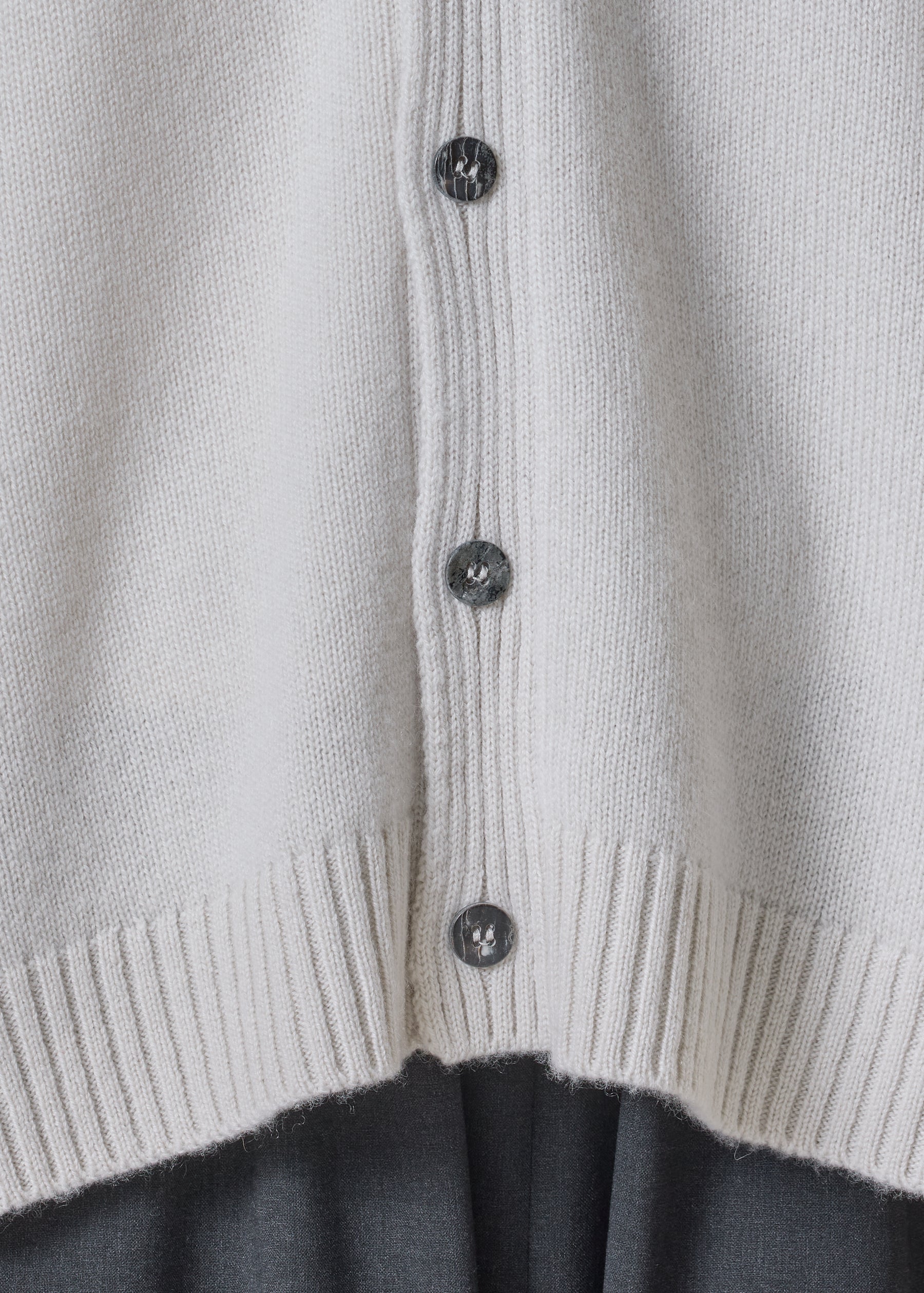 cashmere a-line sleeveless v neck cardigan - mid plus