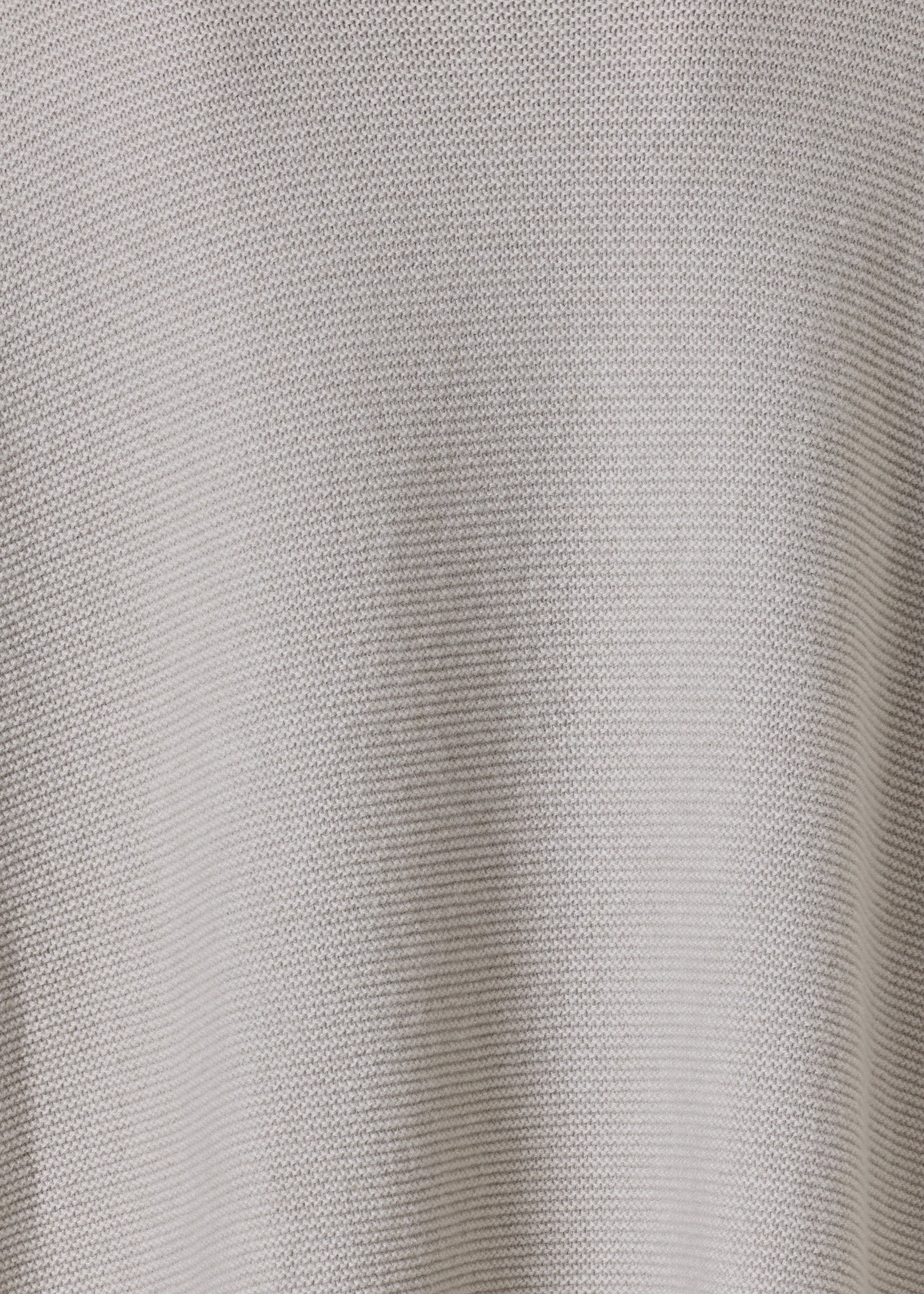 cashmere slash neck 3/4 sleeve sweater - long plus with slits