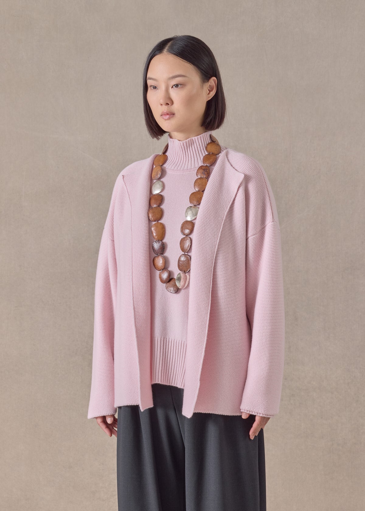 cashmere small jacket coat cardigan- short