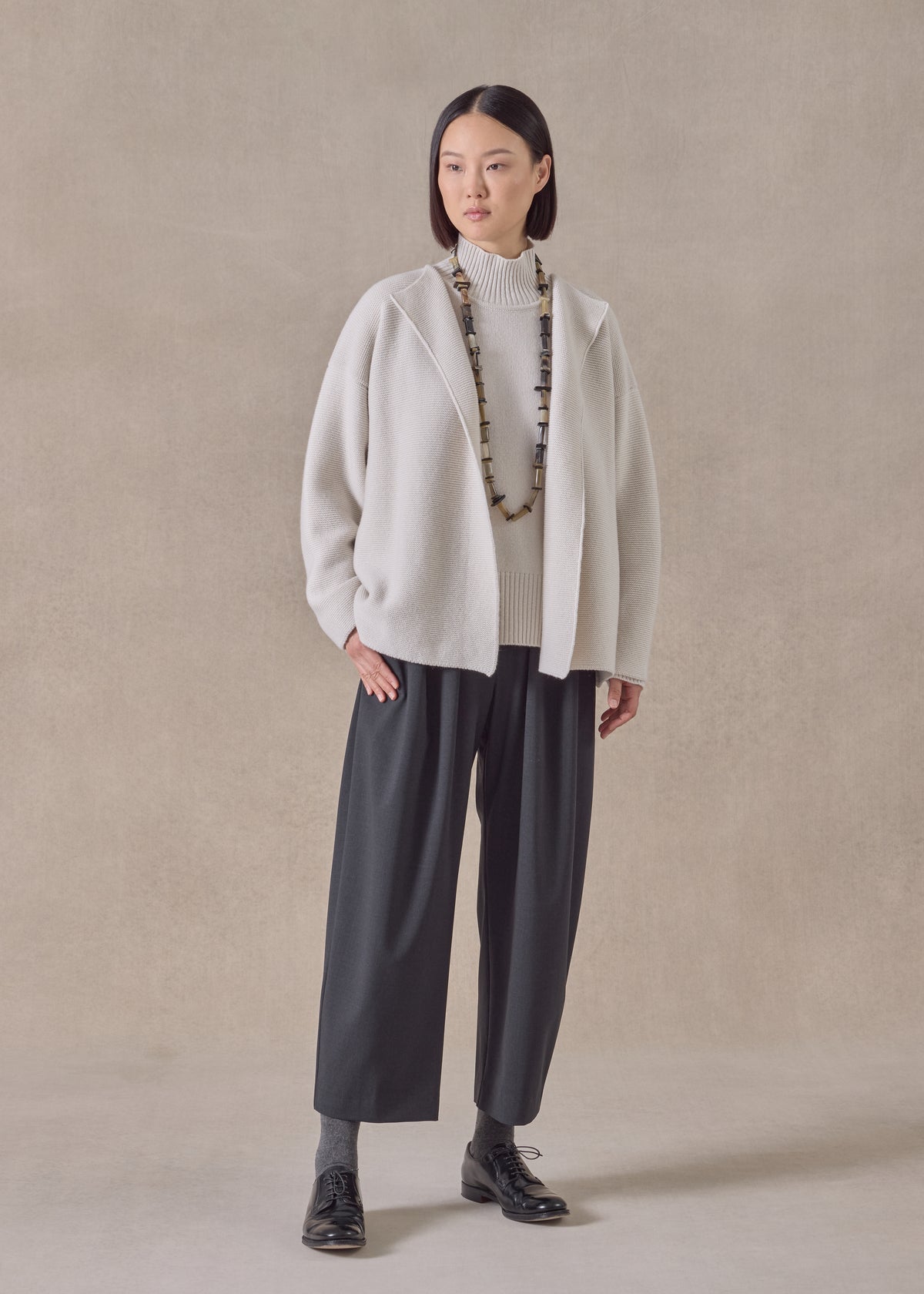 cashmere small jacket coat cardigan- short