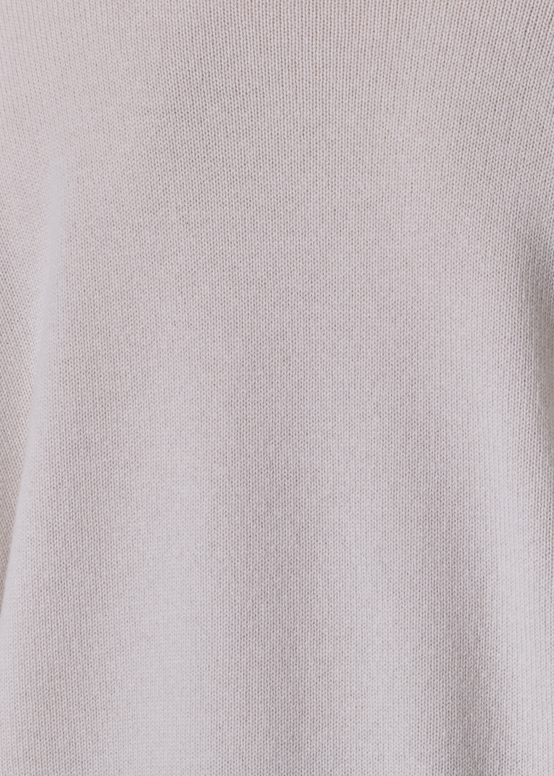 cashmere small long sleeve high neck sweater - mid