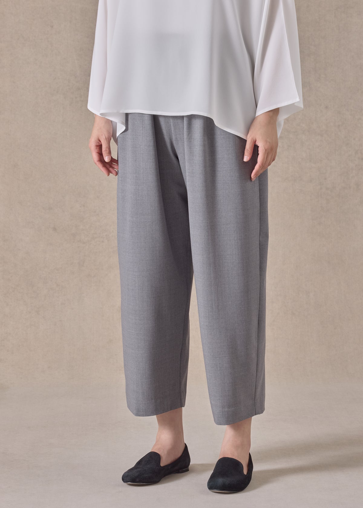 wool stretch japanese trouser