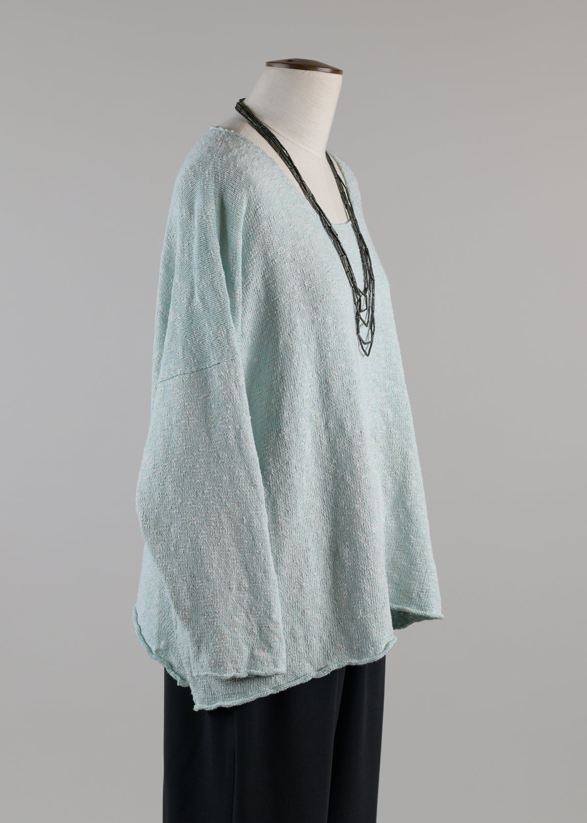 bateau neck sweater - mid plus