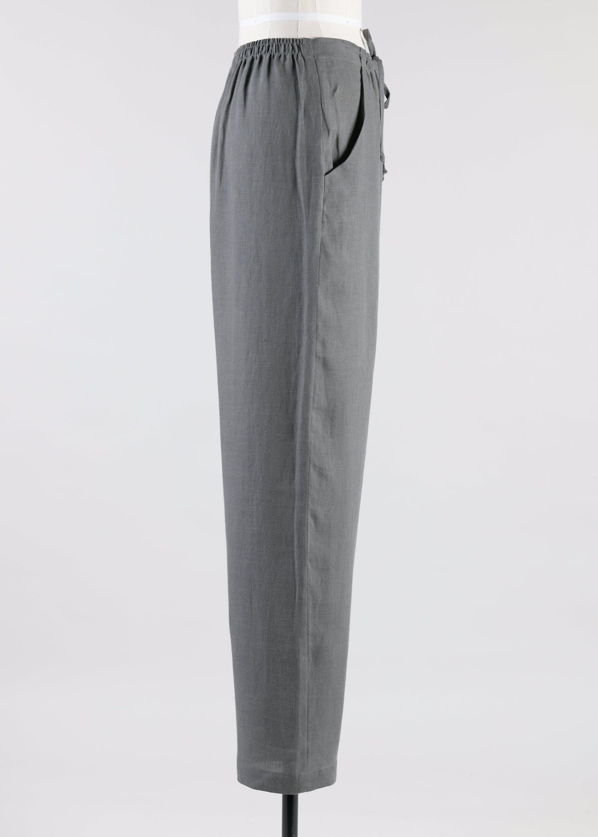 linen 'nobu' drawstring trouser (elephant)