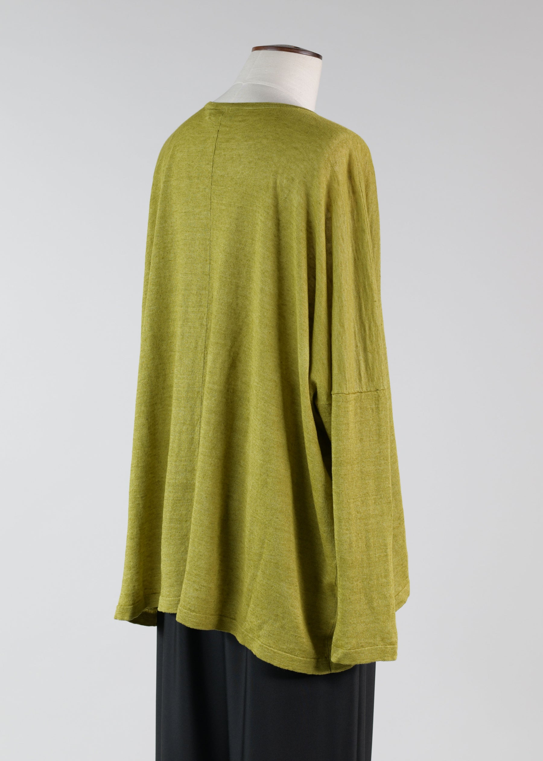 linen v neck - long