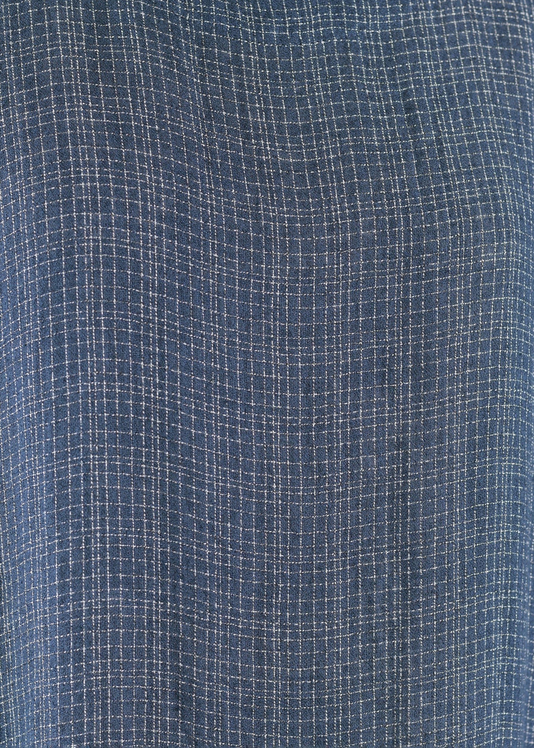 linen cotton mix 3/4 length side pleated sleeveless dress