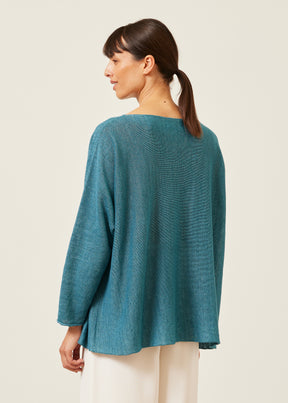 sideways knitted sweater - mid