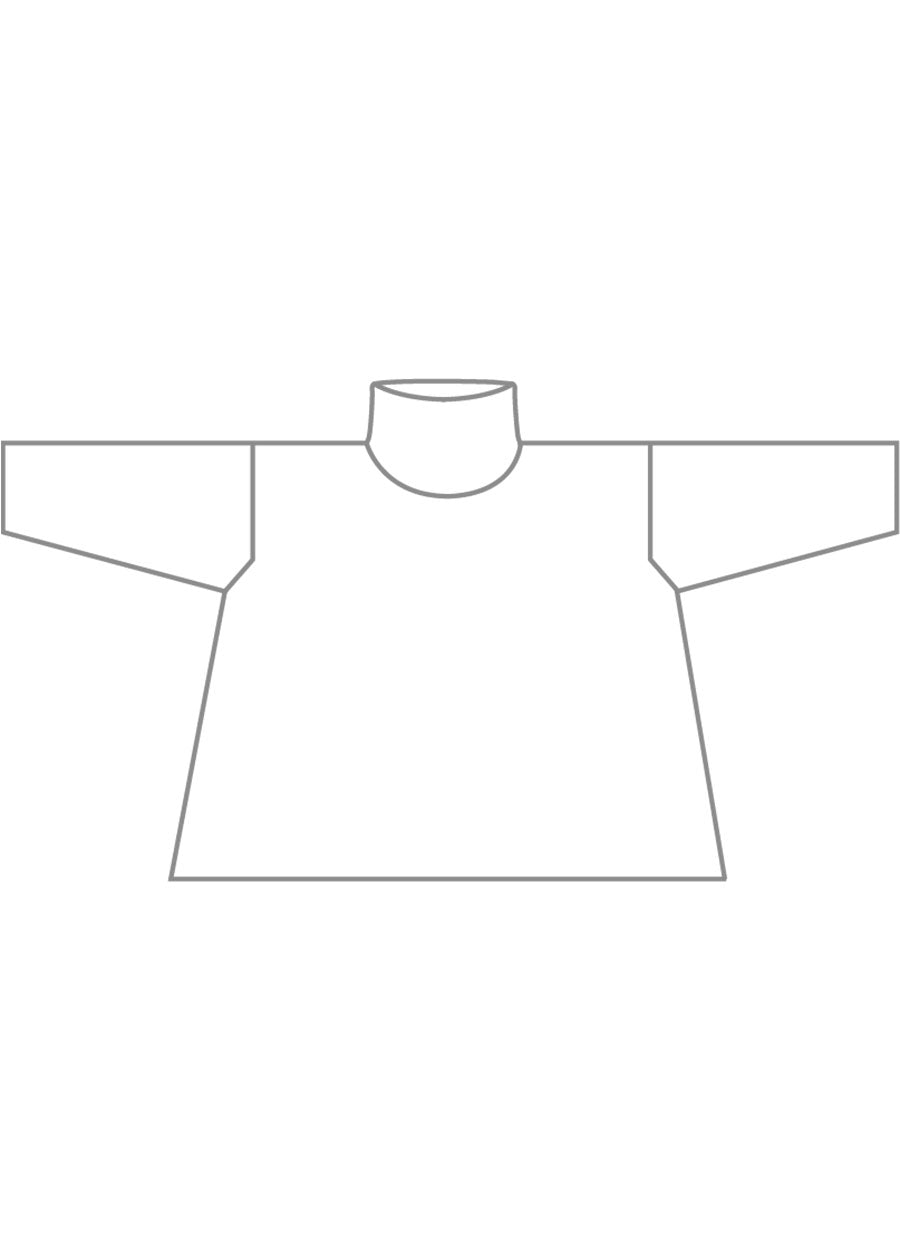 cotton linen mix monks top - mid plus
