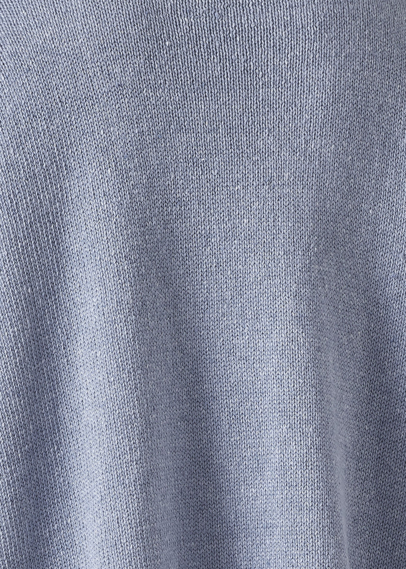 cotton linen mix v-neck cardigan - mid