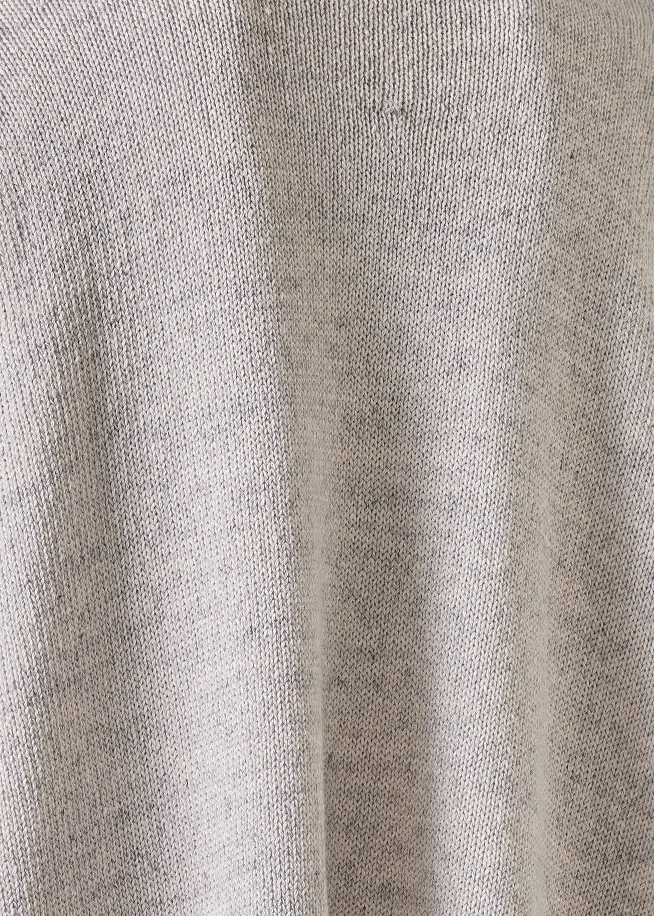 cotton linen mix sideways knitted sweater - mid
