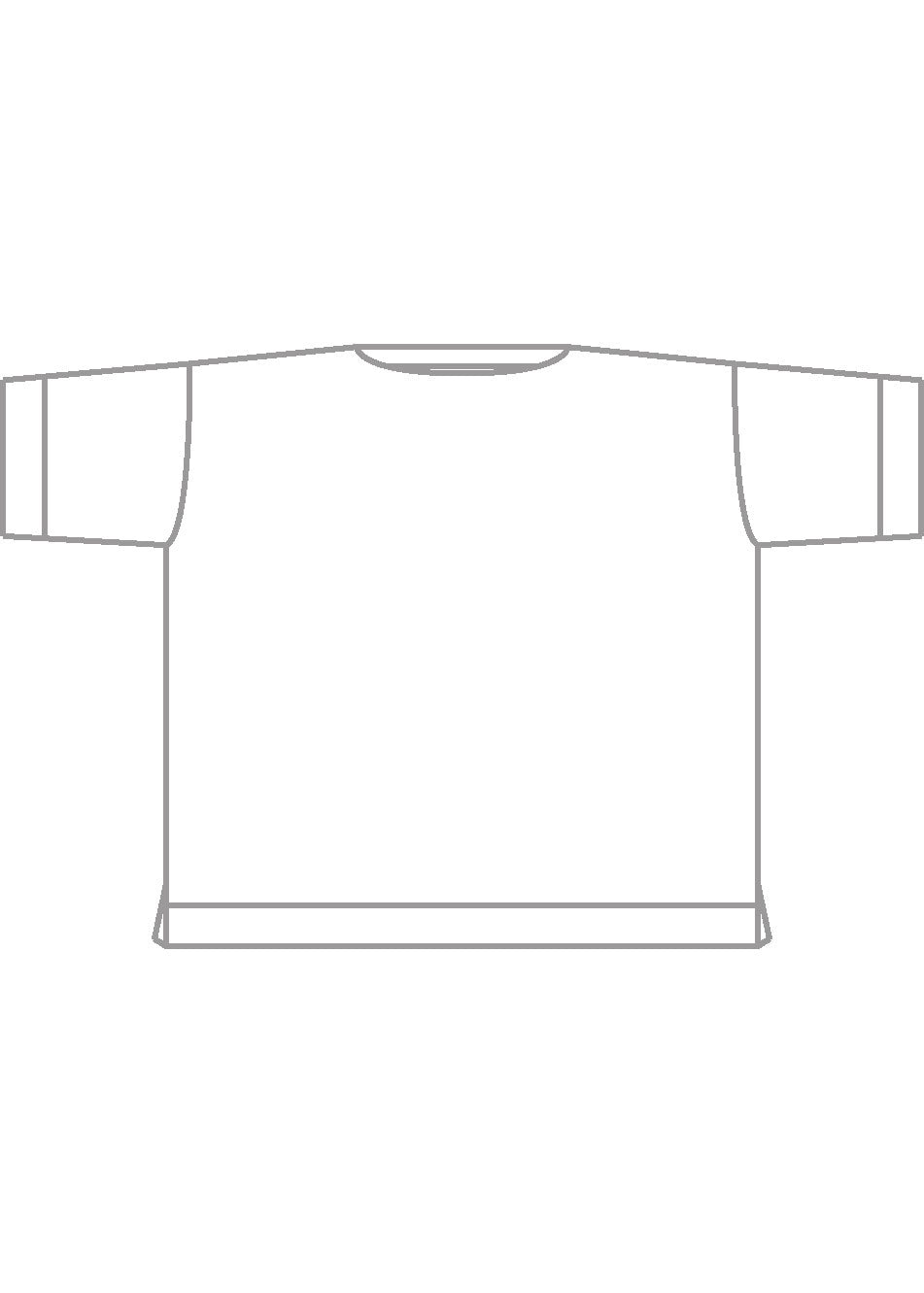 linen mix 3/4 sleeve scoop neck tunic - long