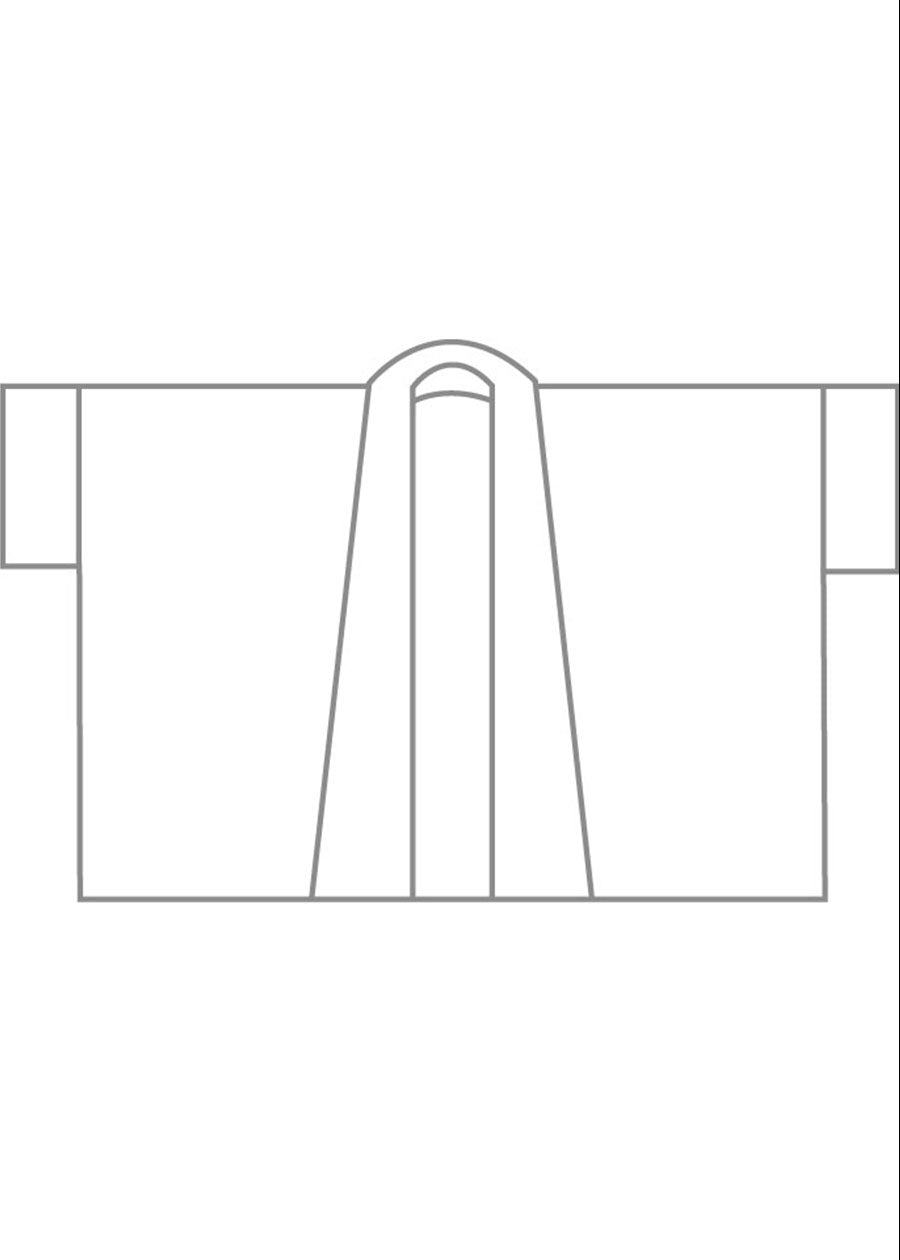 linen mix wide short sleeve scrunch shawl collar jacket - mid plus