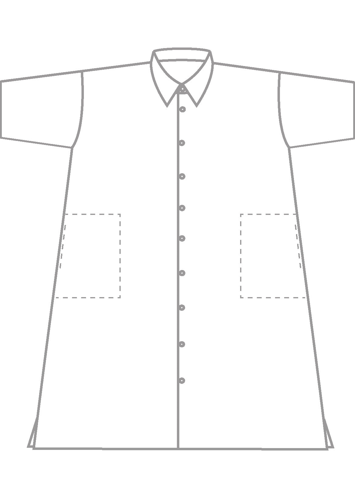 linen wide a-line short sleeve shirt dress with collar