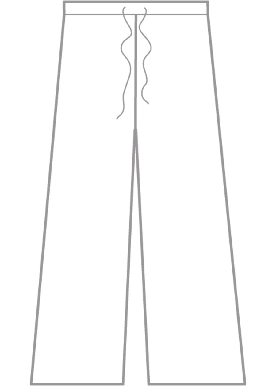 linen drawstring trouser