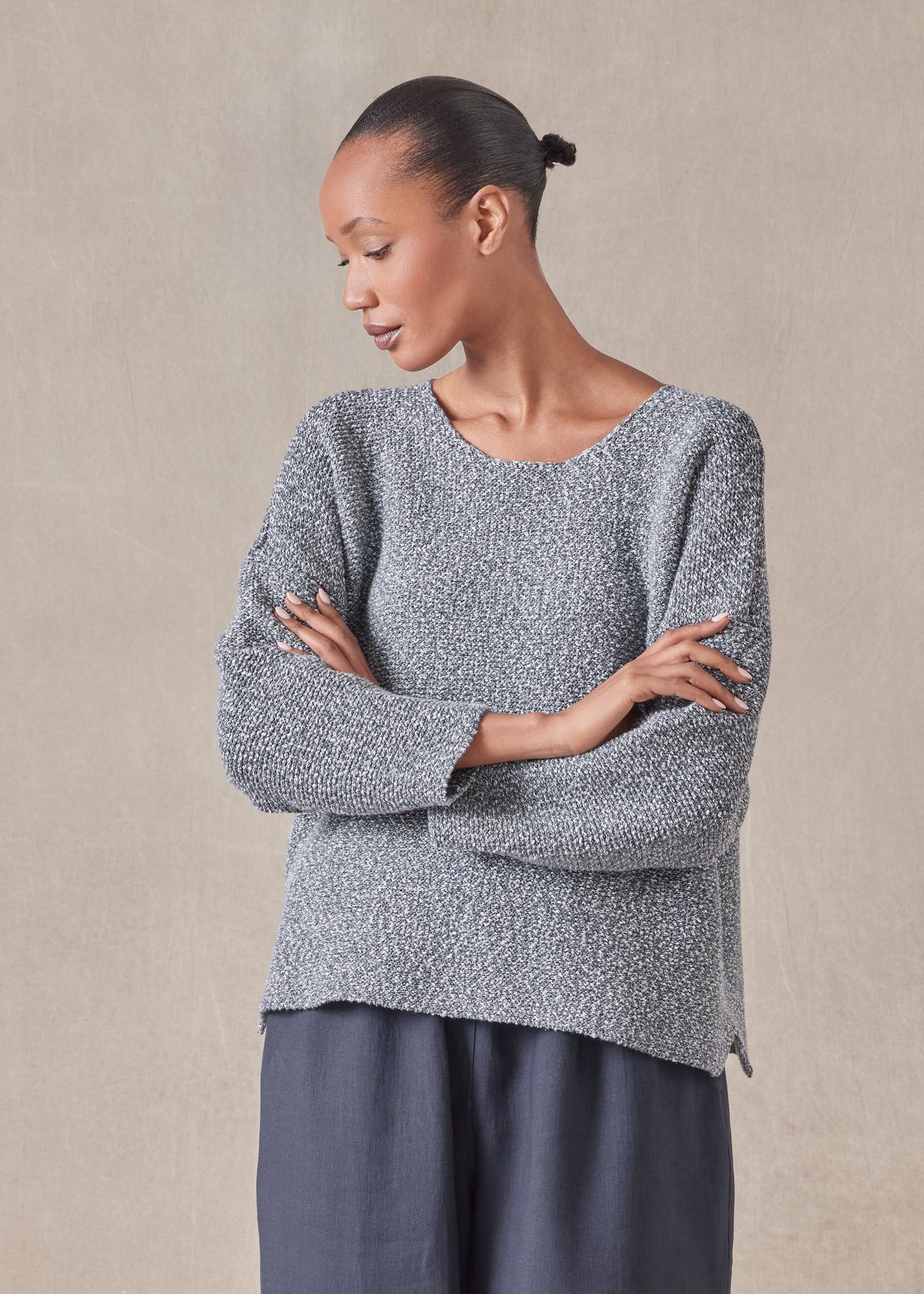 cotton cropped bateau