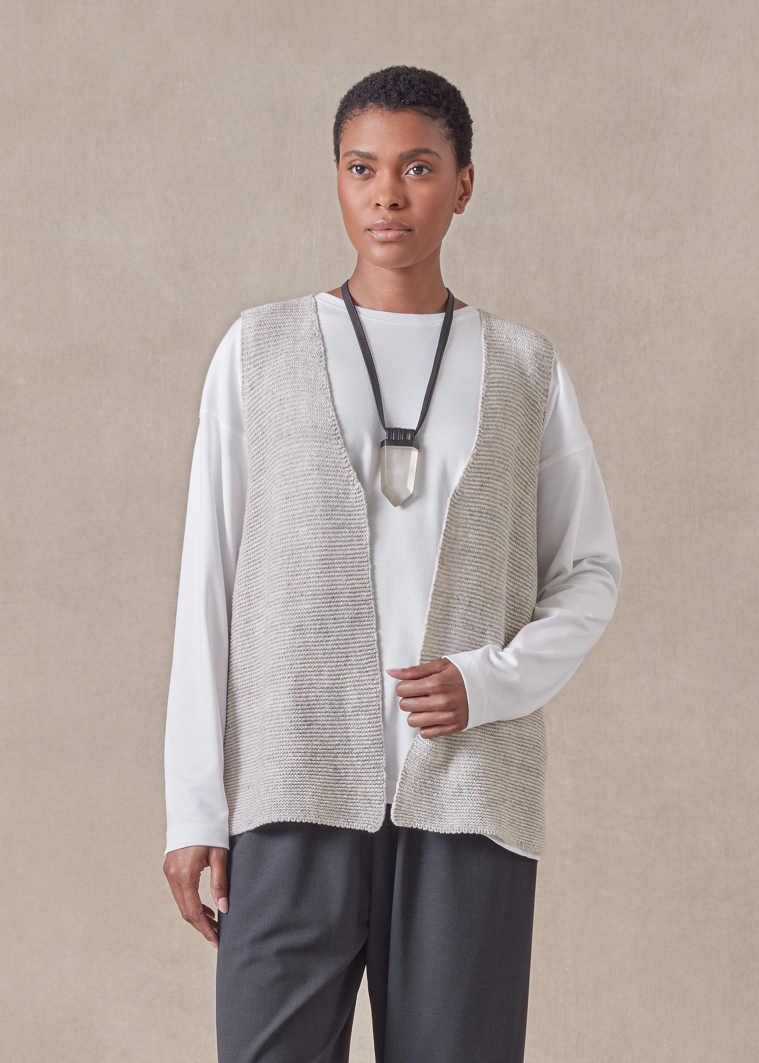 OCEAN - Sustainable Cotton Linen Waistcoat