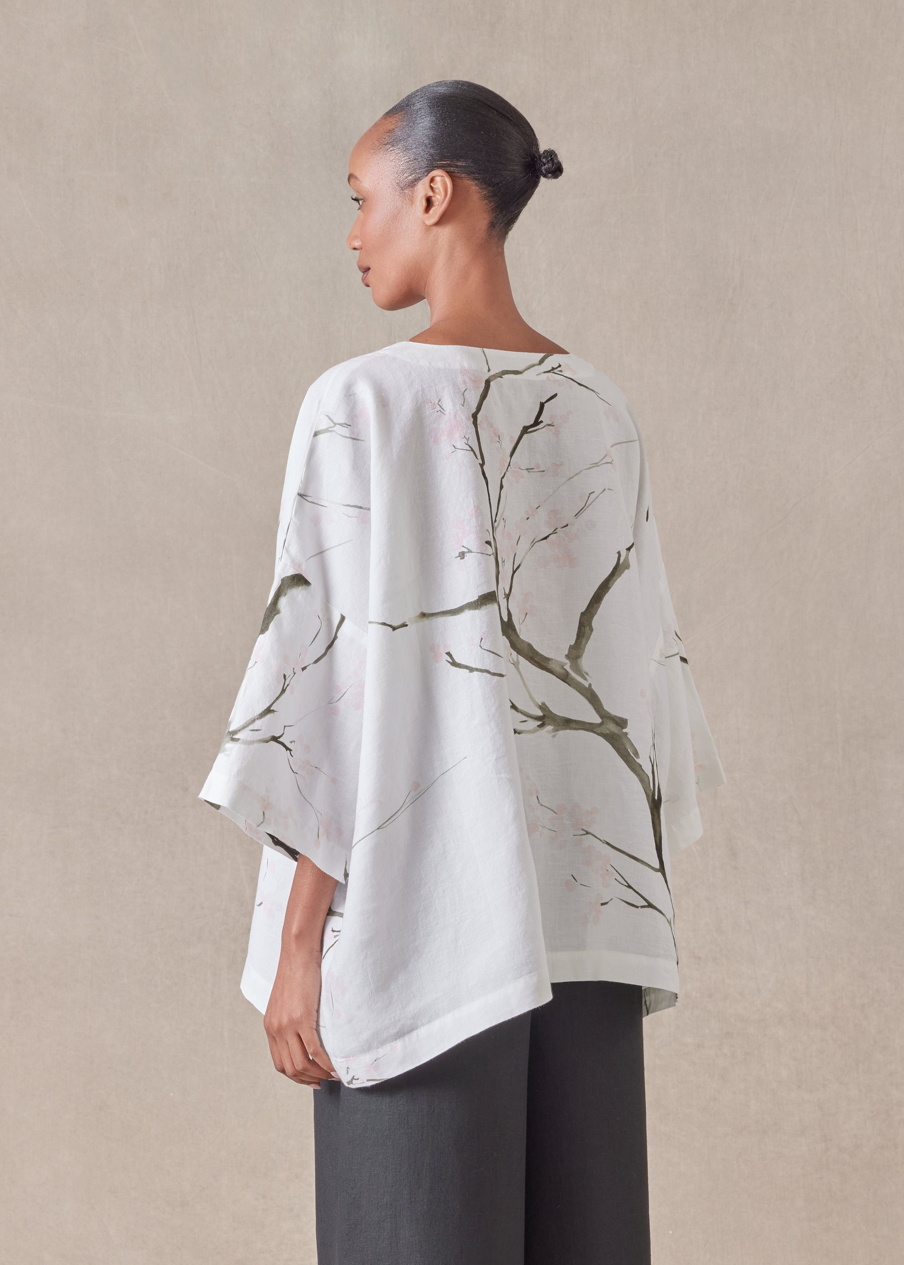 linen t-shirt tunic - long