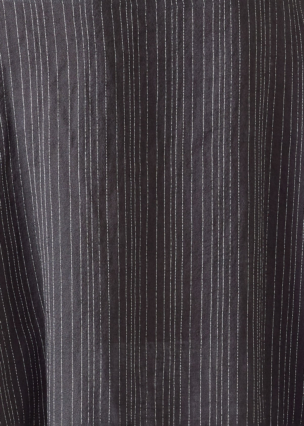 linen mix 3/4 sleeve scoop neck tunic - long