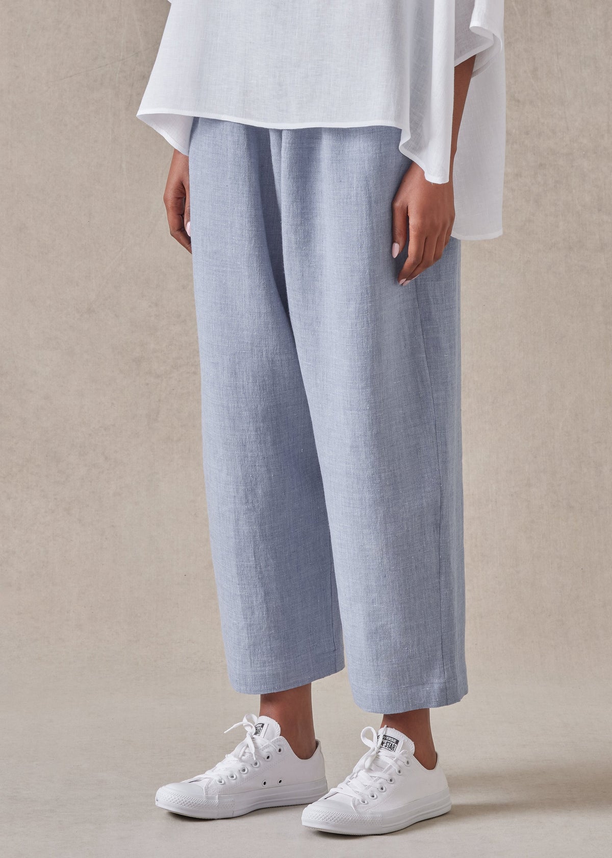 melange linen japanese trouser (jean)