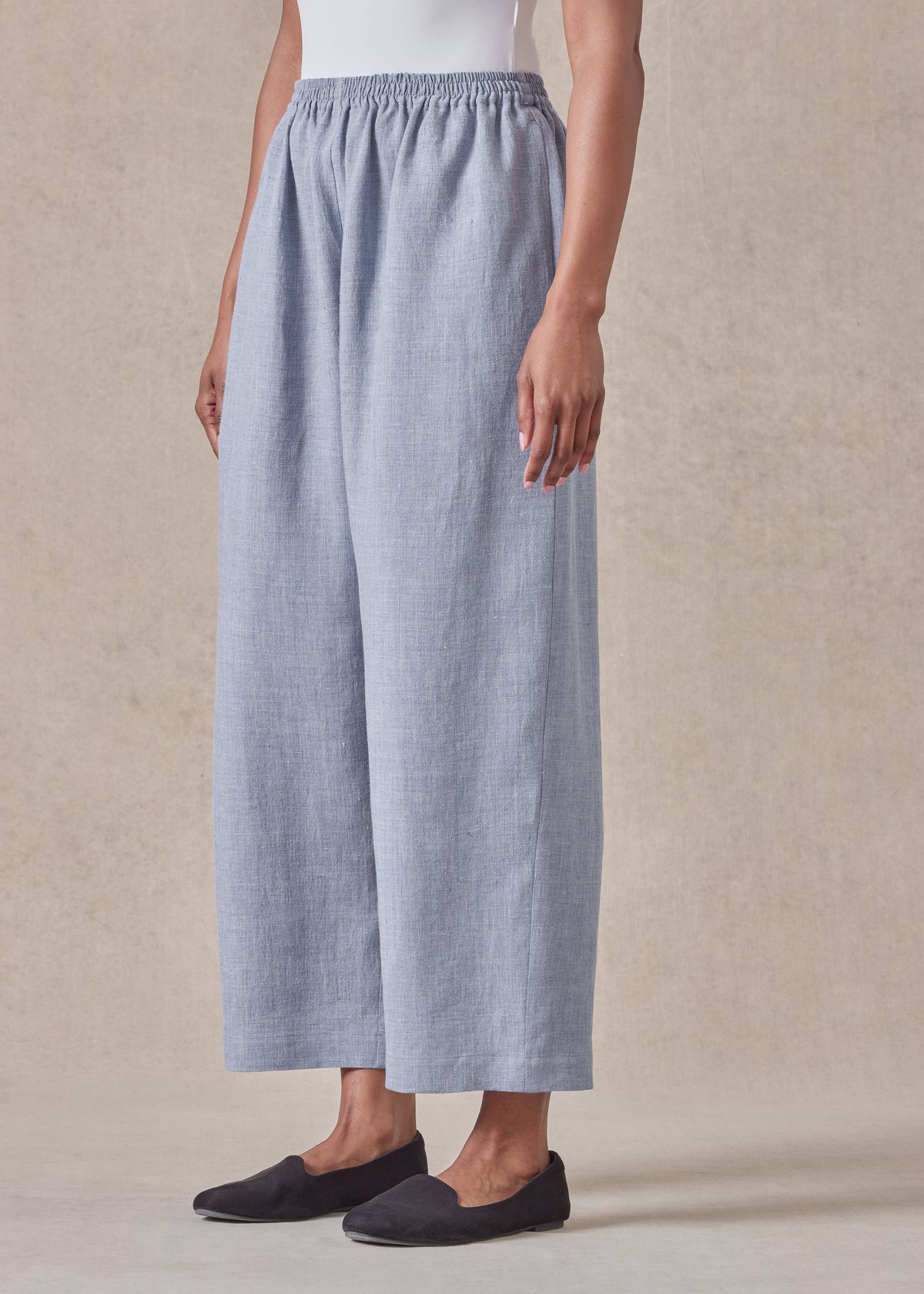 melange linen japanese trouser (jean)