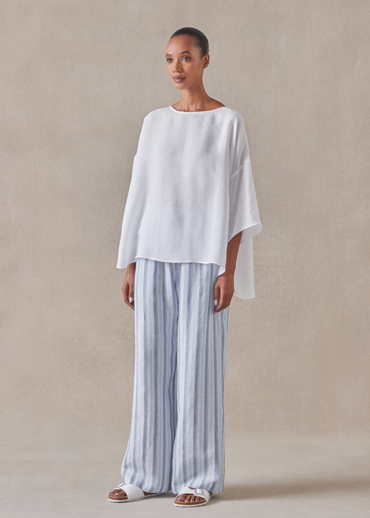 linen drawstring trouser