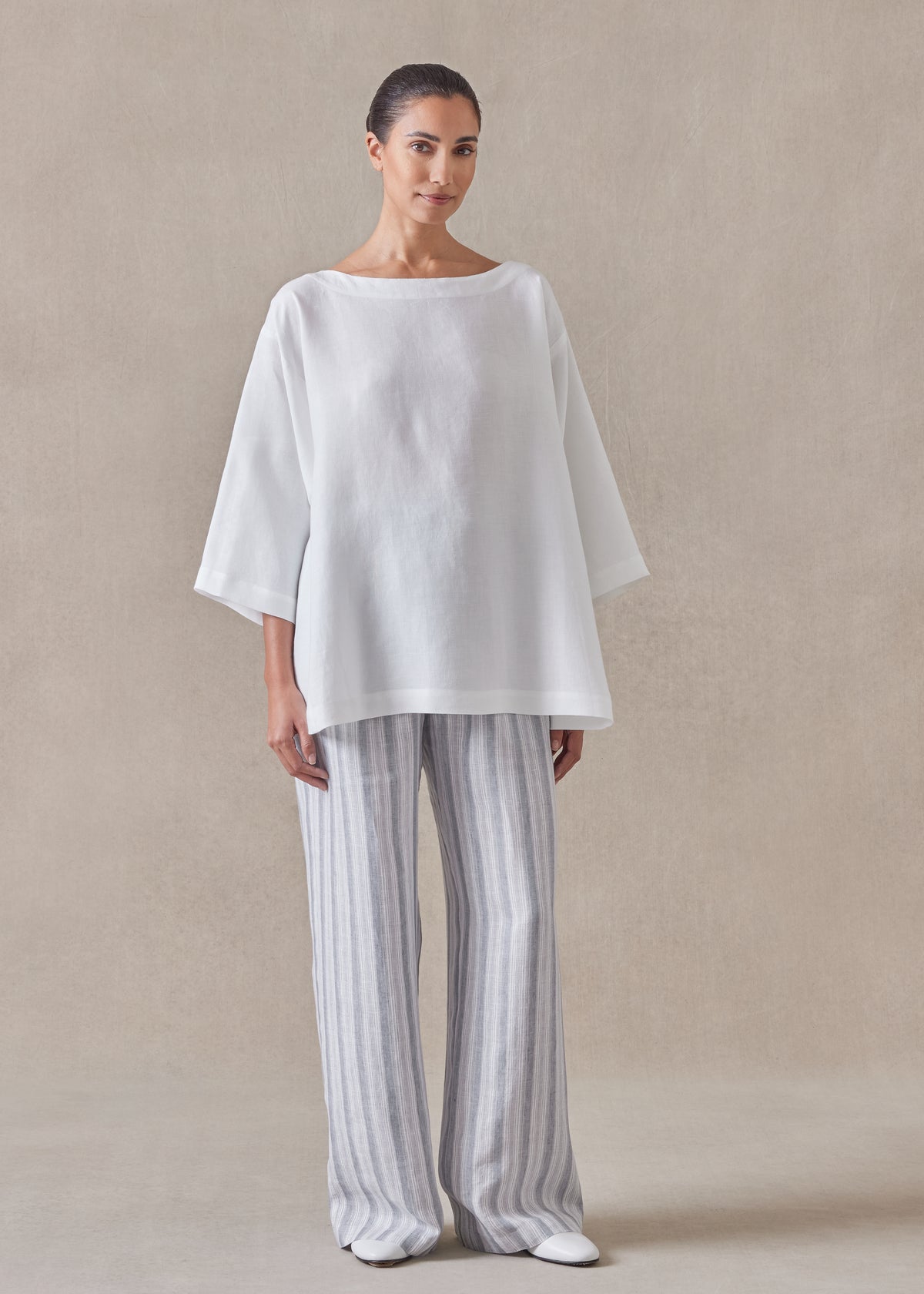 linen drawstring trouser